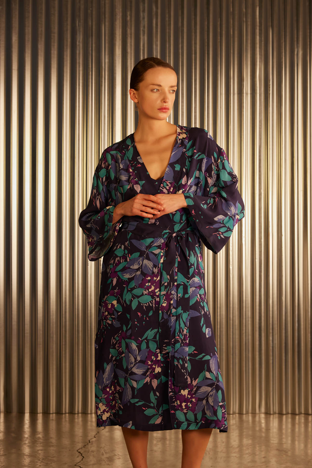 Kadın Vegan Dokuma Kimono