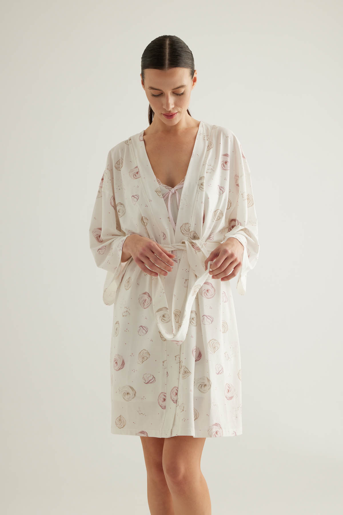 Kadın Pamuklu Sabahlık