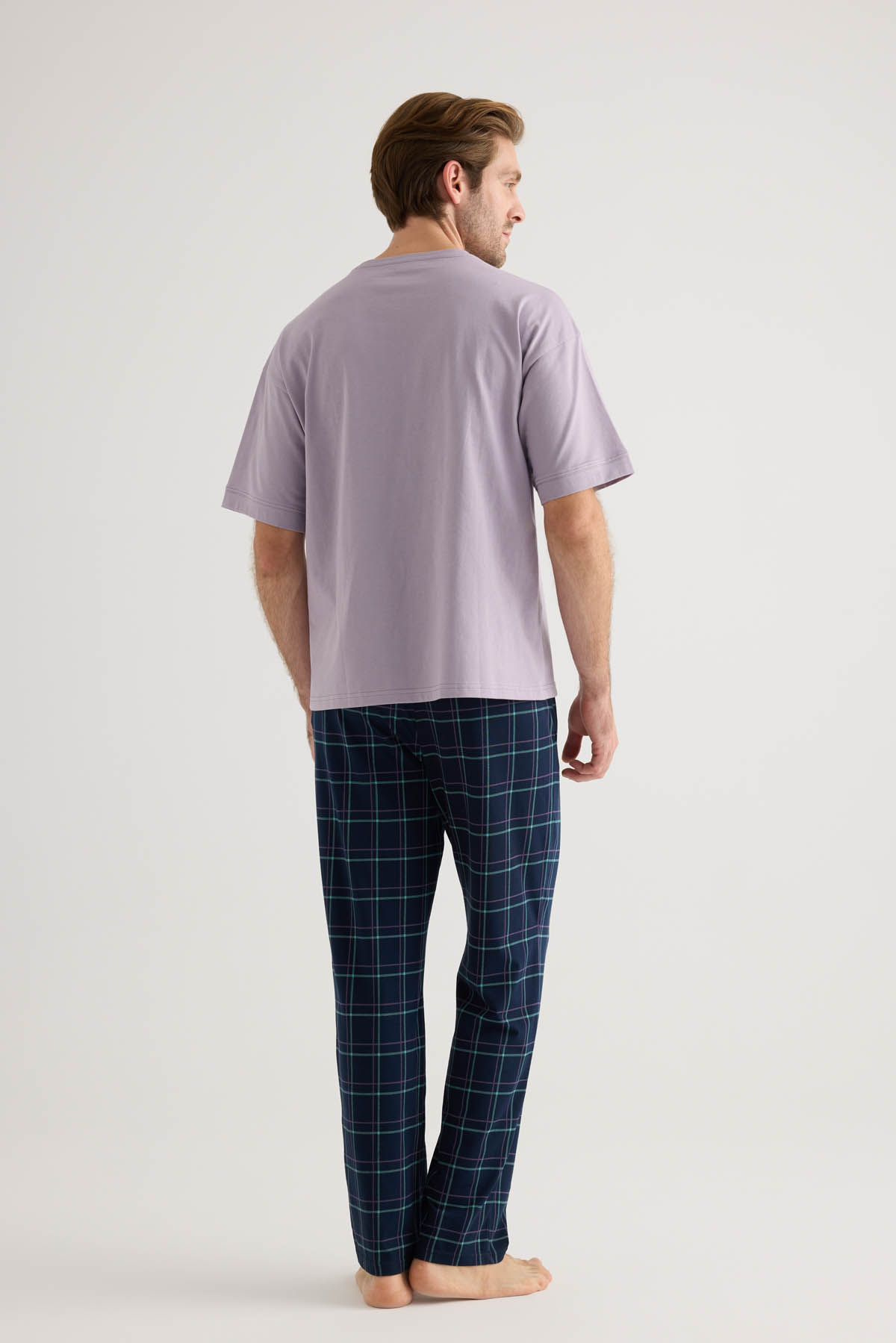 Erkek Pamuklu Cepli Uzun Pijama Altı
