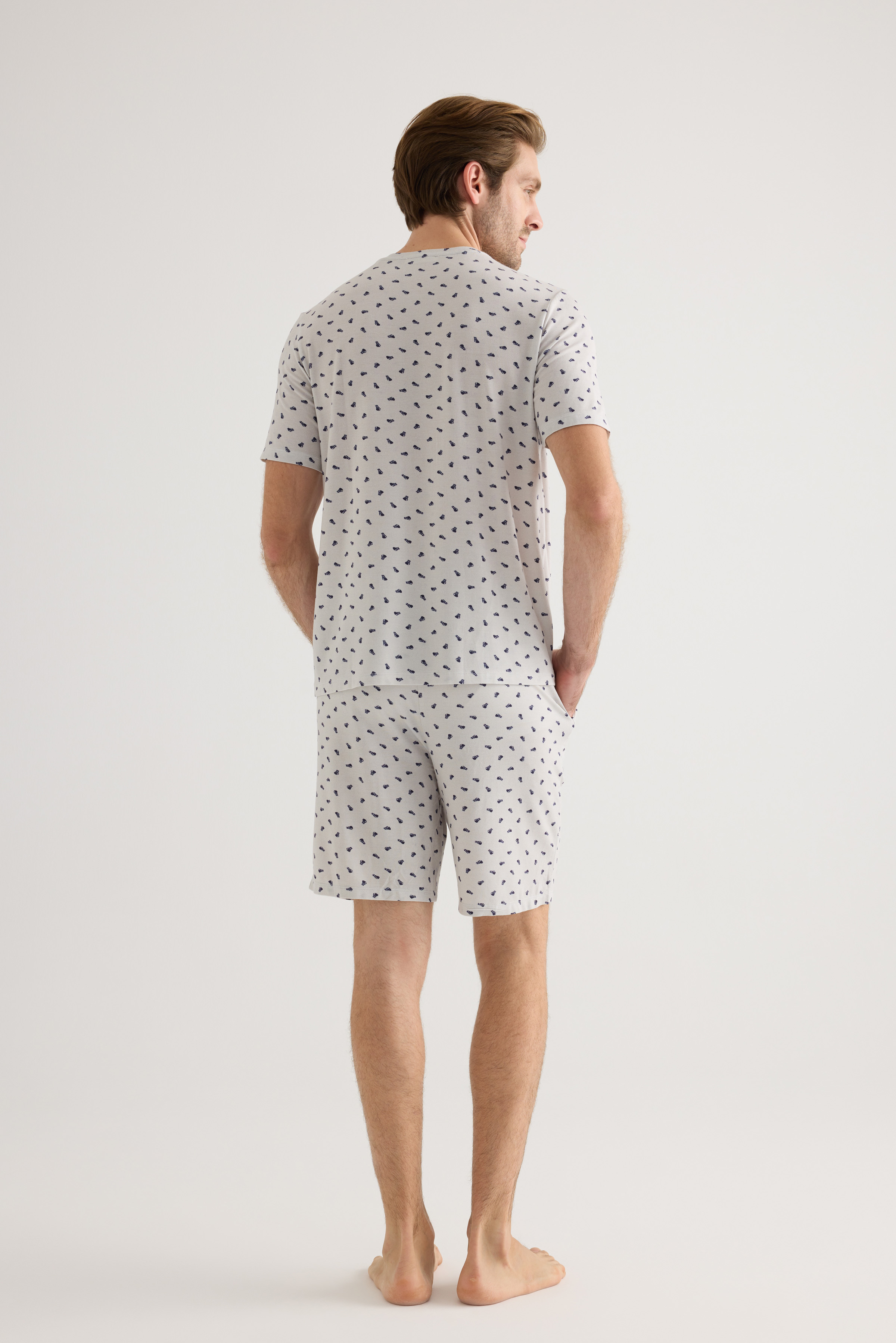 Erkek Modal Cepli Şort Pijama Altı