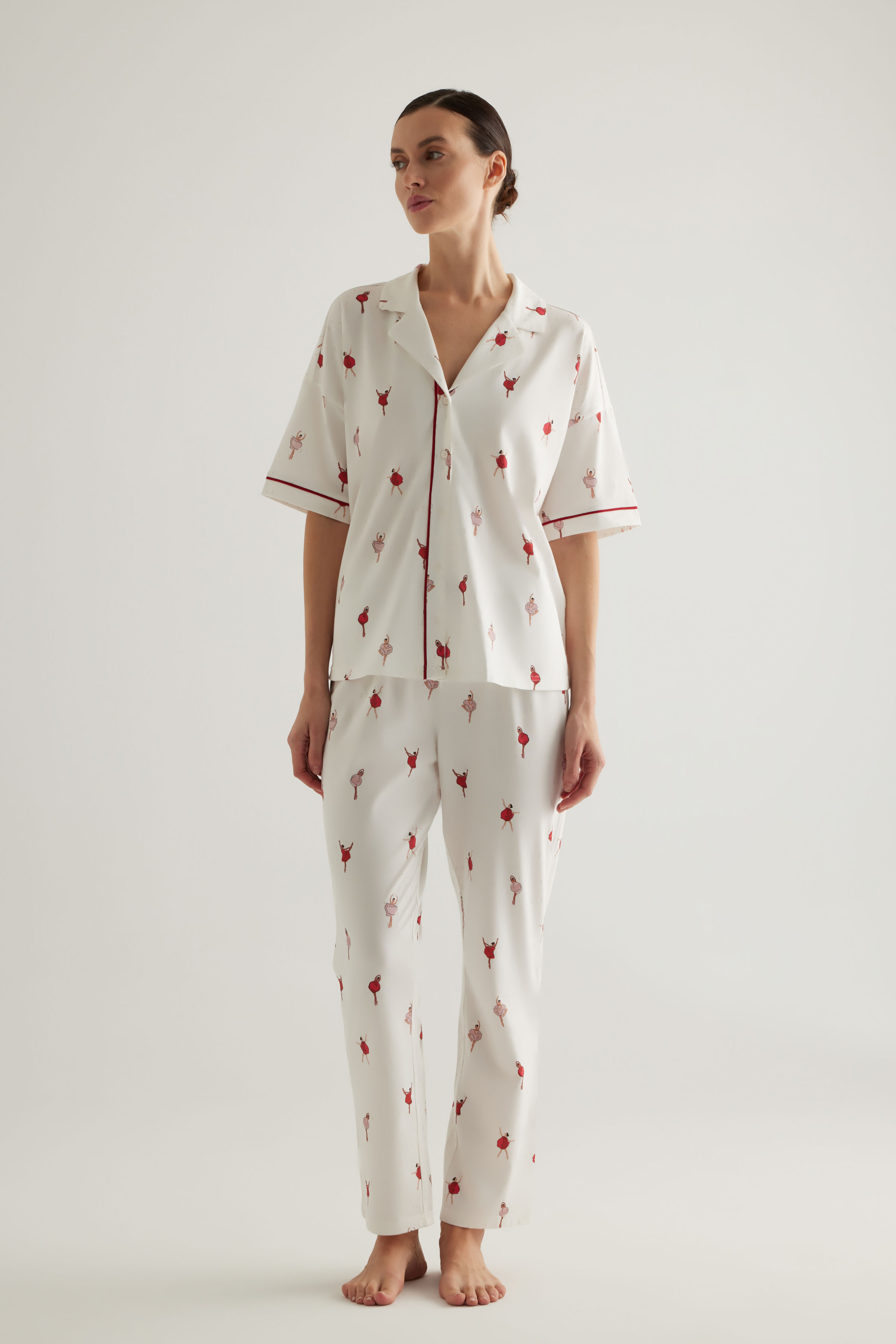 Kadın Pamuklu Uzun Pijama Altı