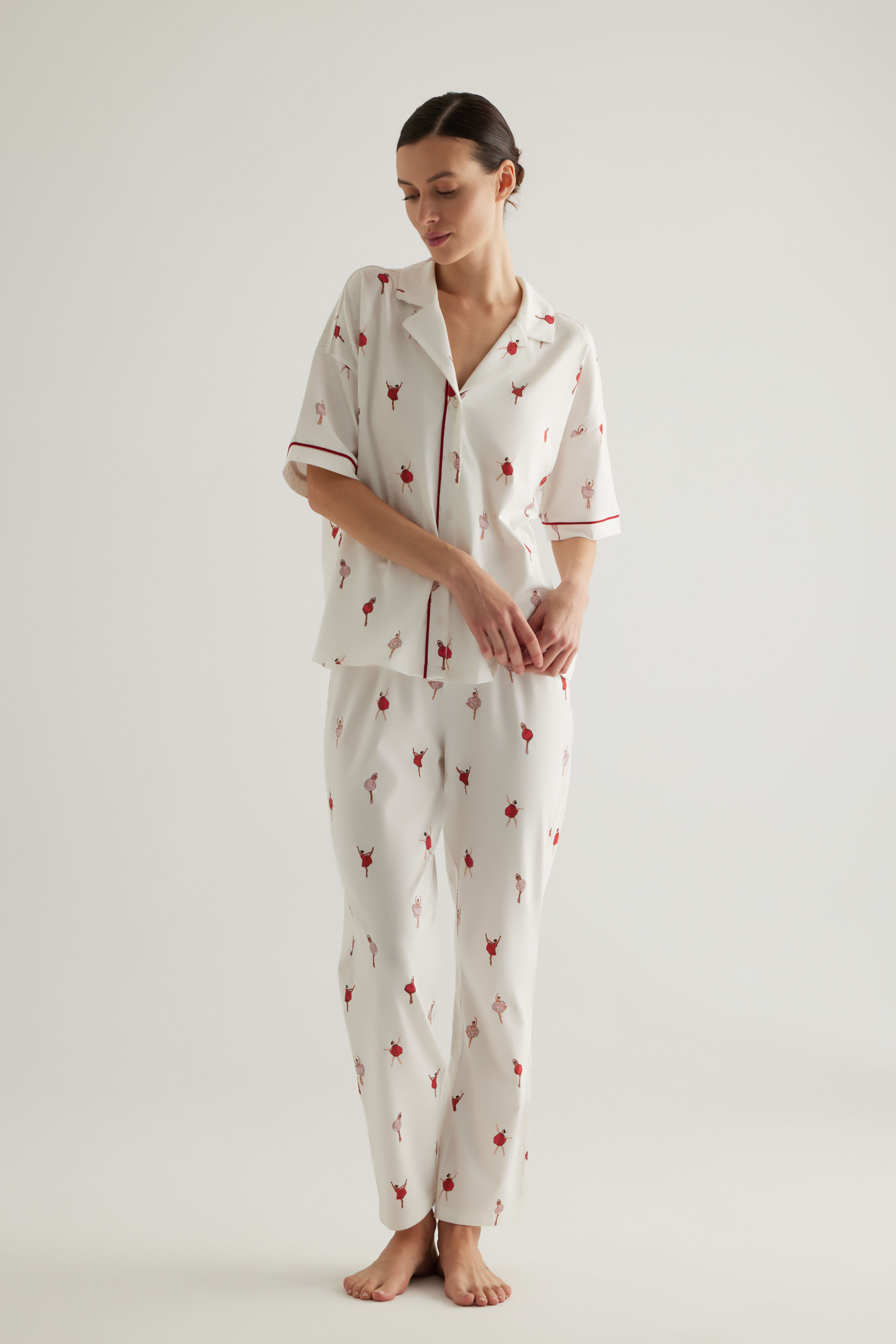 Kadın Pamuklu Uzun Pijama Altı