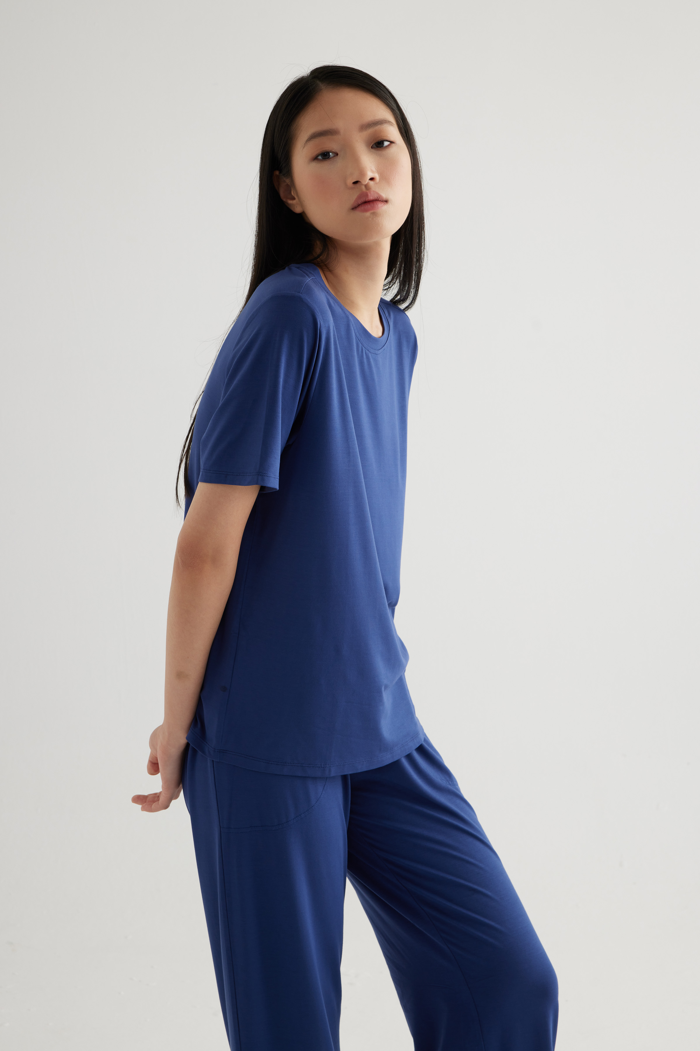 Kadın Modal Kısa Kollu T-shirt