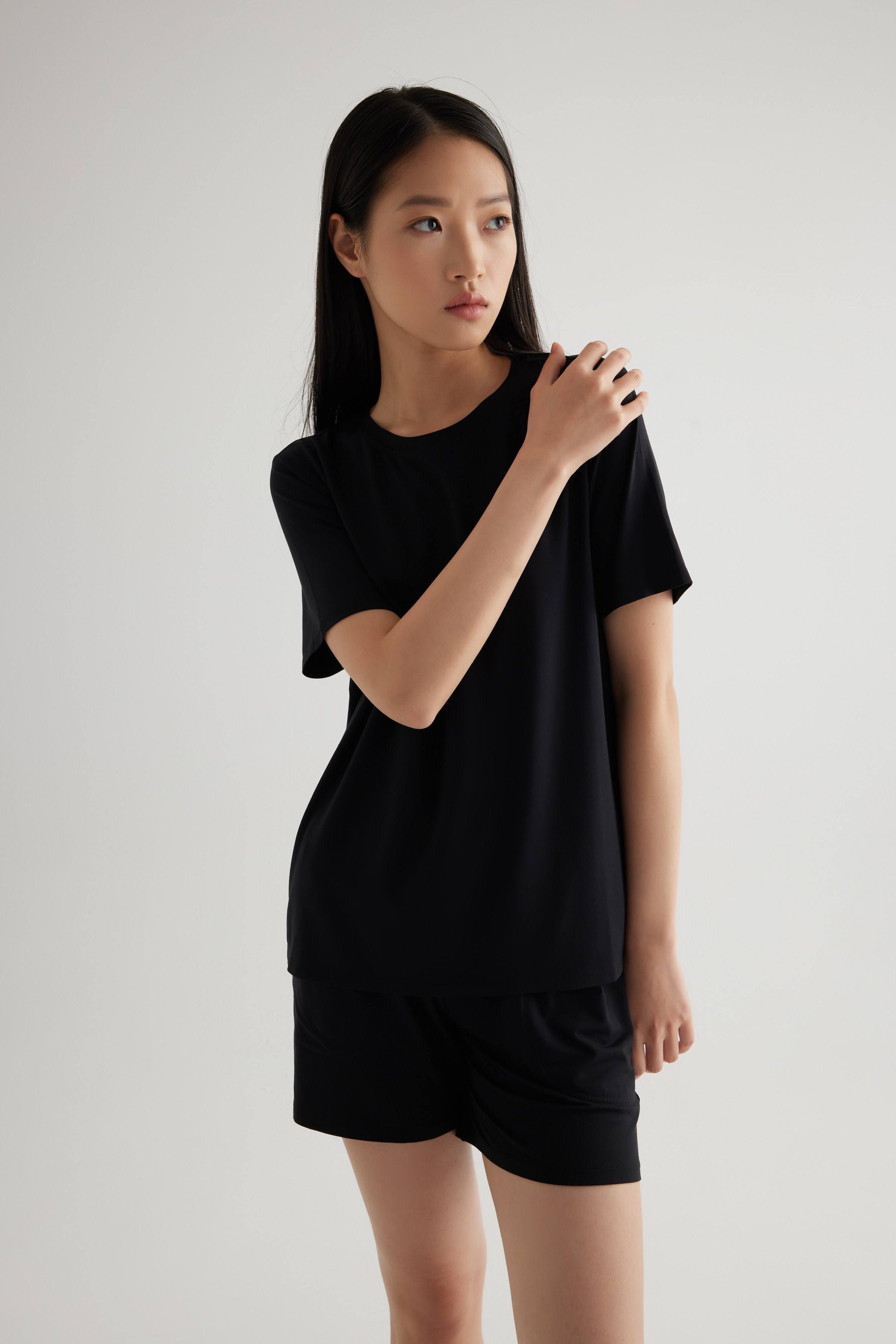 Kadın Modal Kısa Kollu T-shirt