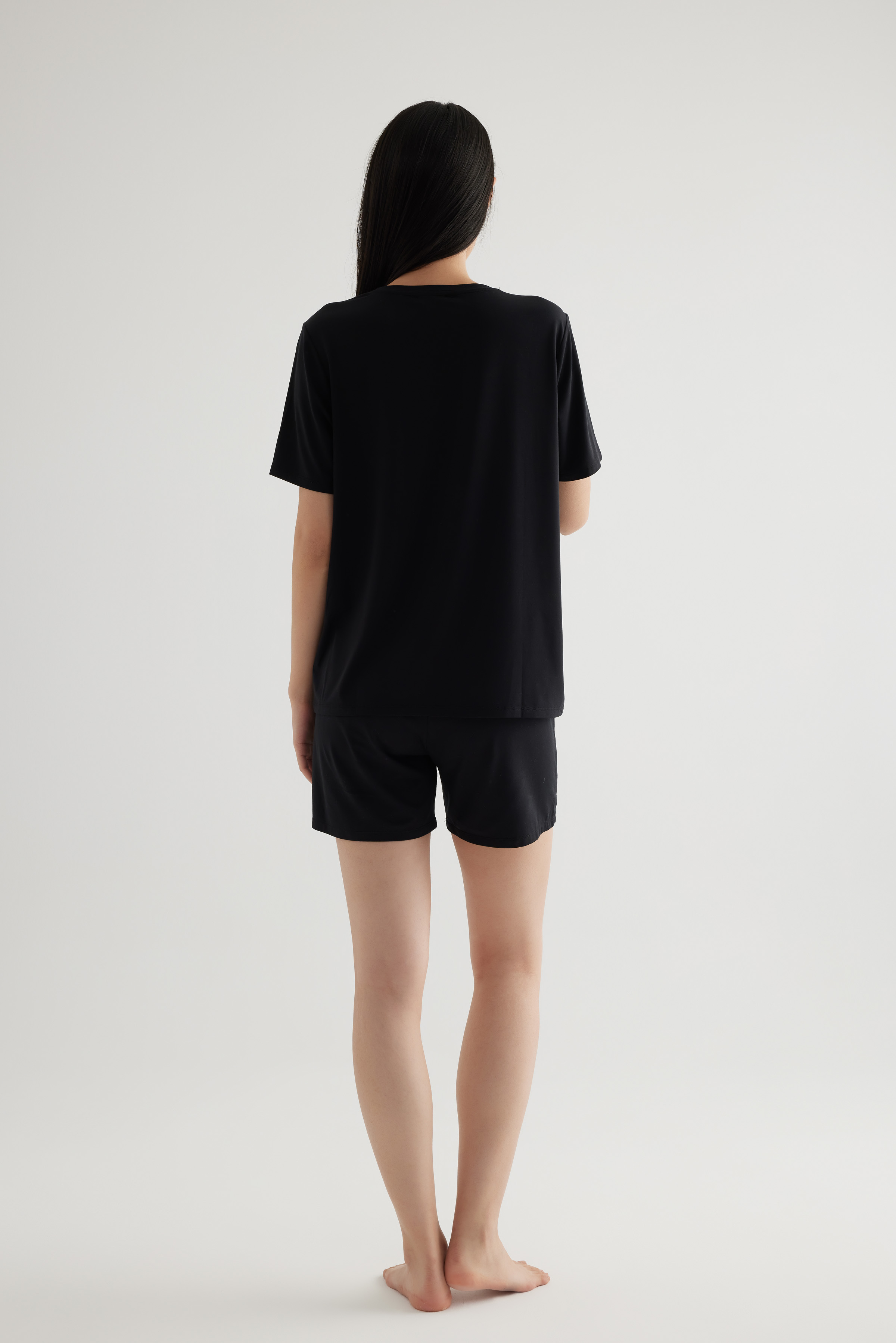 Kadın Modal Kısa Kollu T-shirt