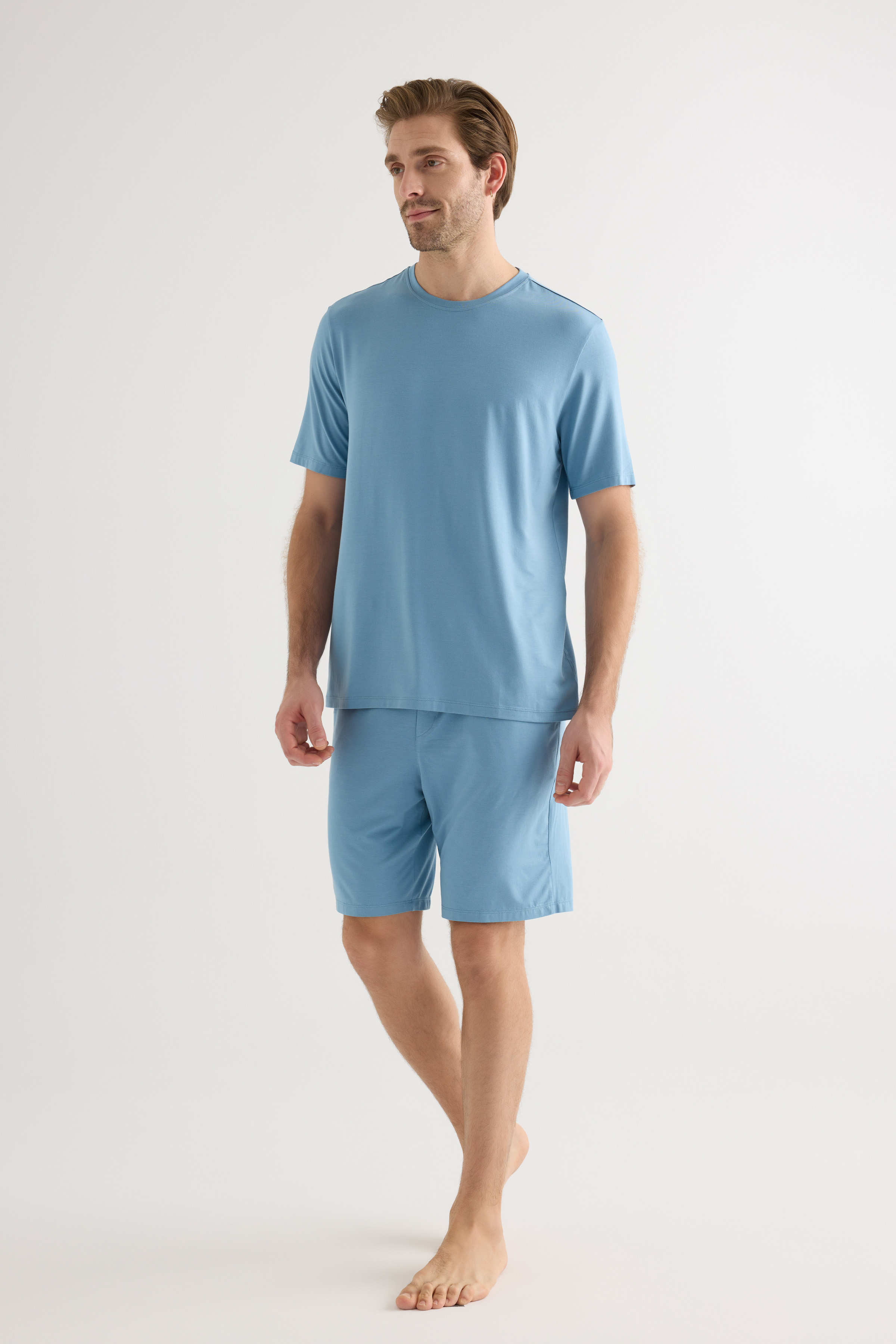 Erkek Modal Kısa Kollu T-shirt