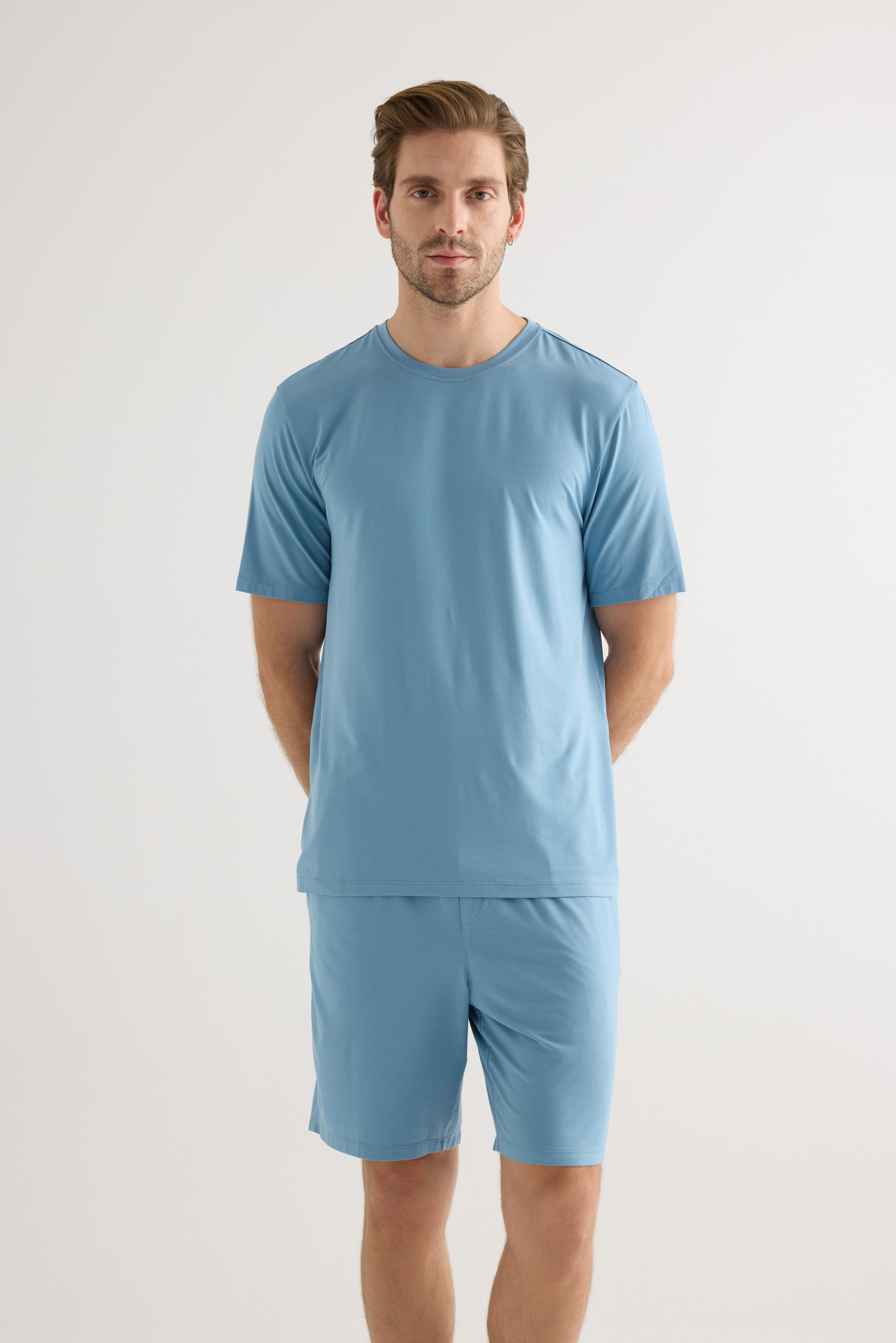 Erkek Modal Kısa Kollu T-shirt