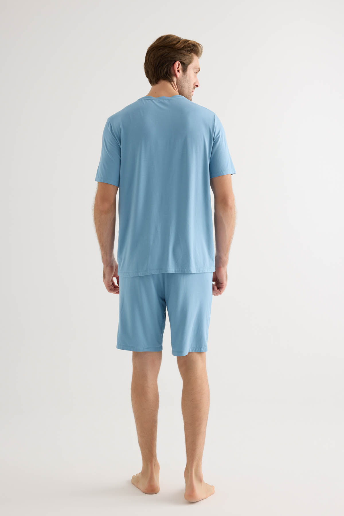 Erkek Modal Kısa Kollu T-shirt