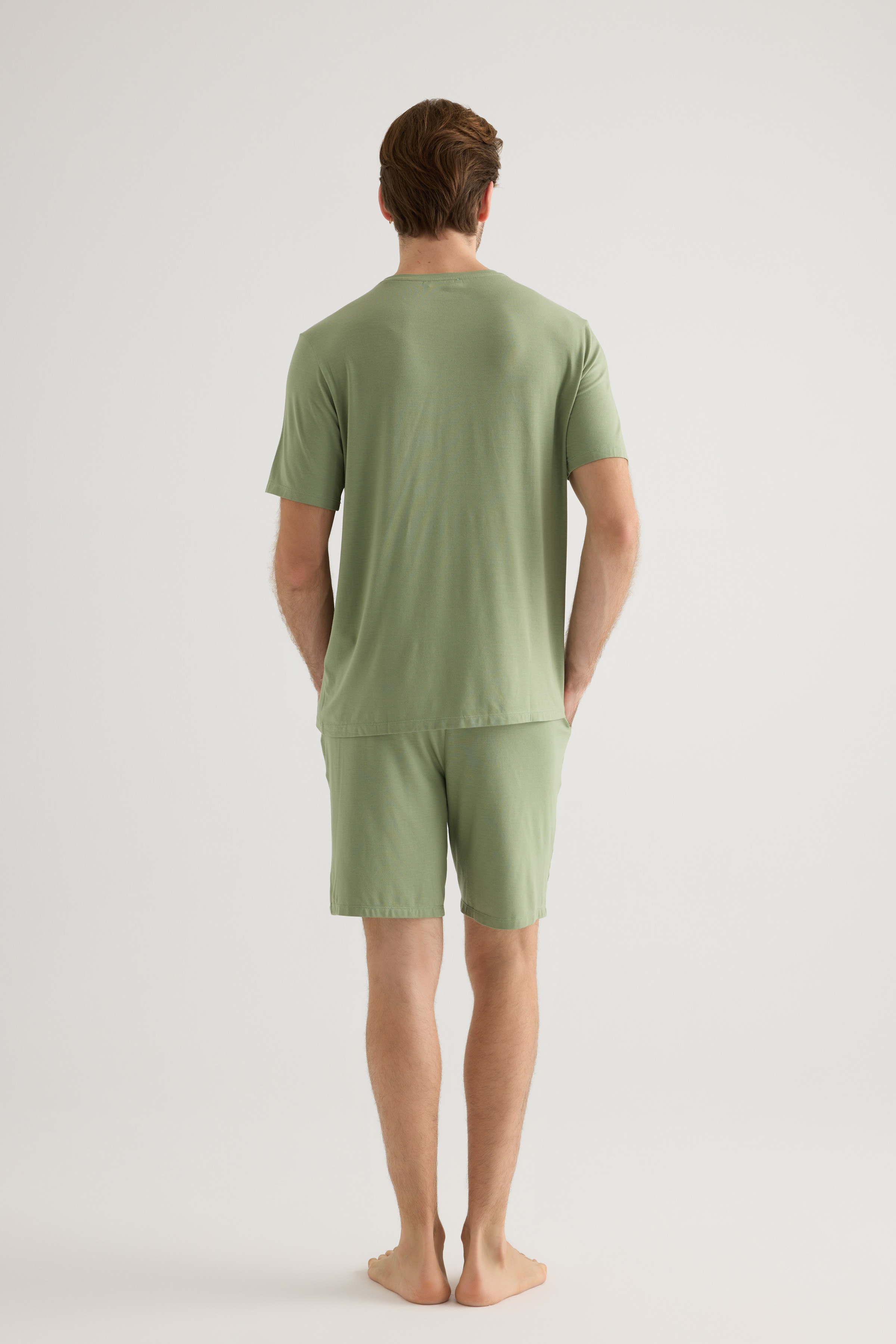 Erkek Modal Kısa Kollu T-shirt