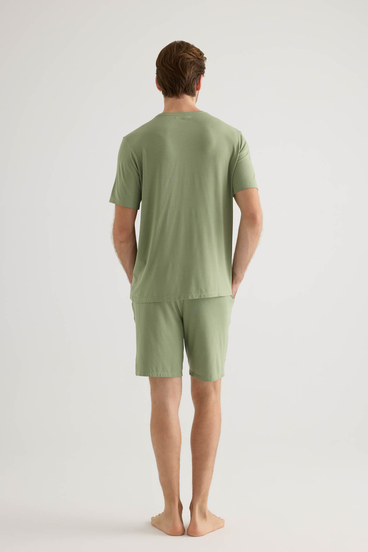Erkek Modal Kısa Kollu T-shirt