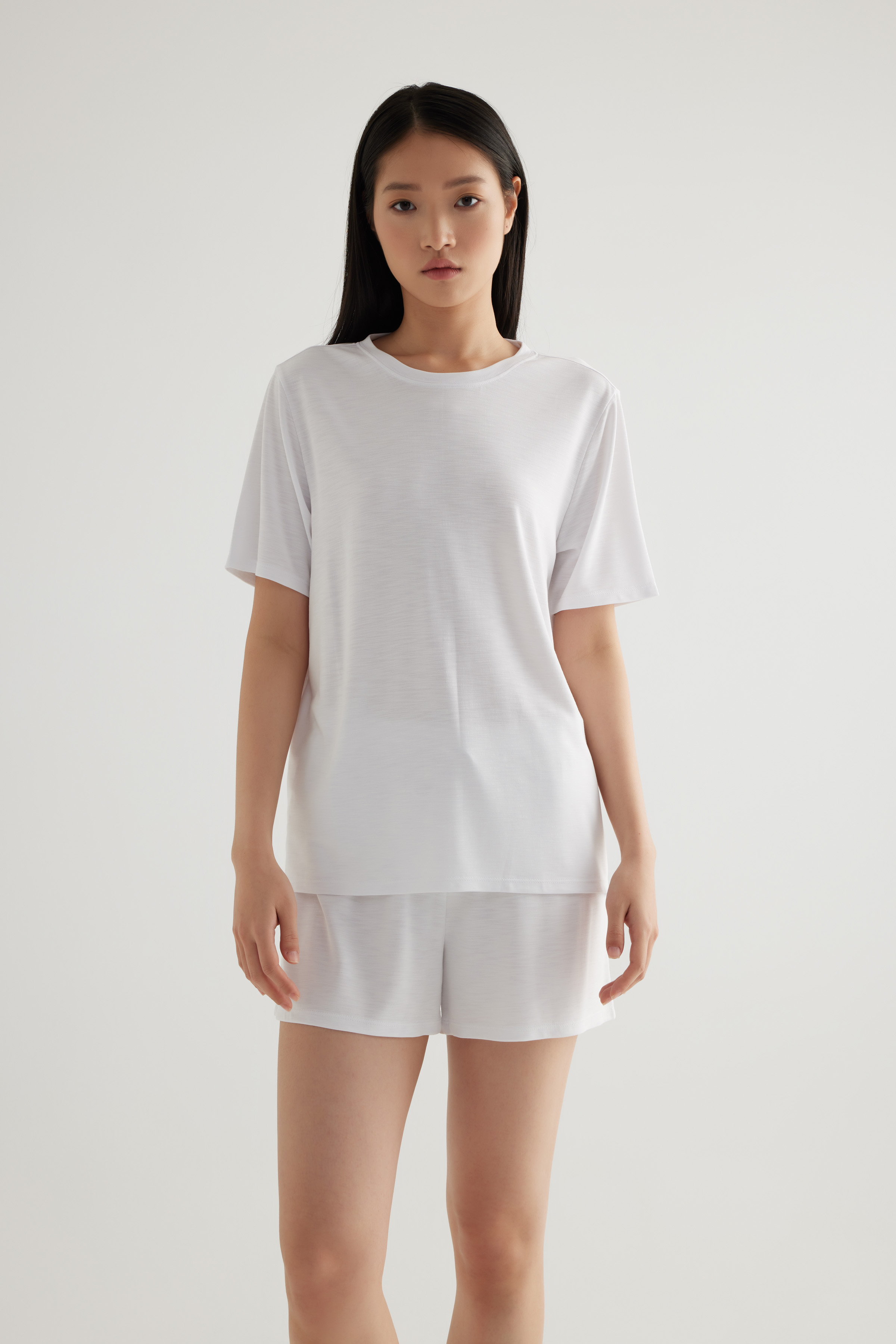 Kadın Modal Kısa Kollu T-shirt