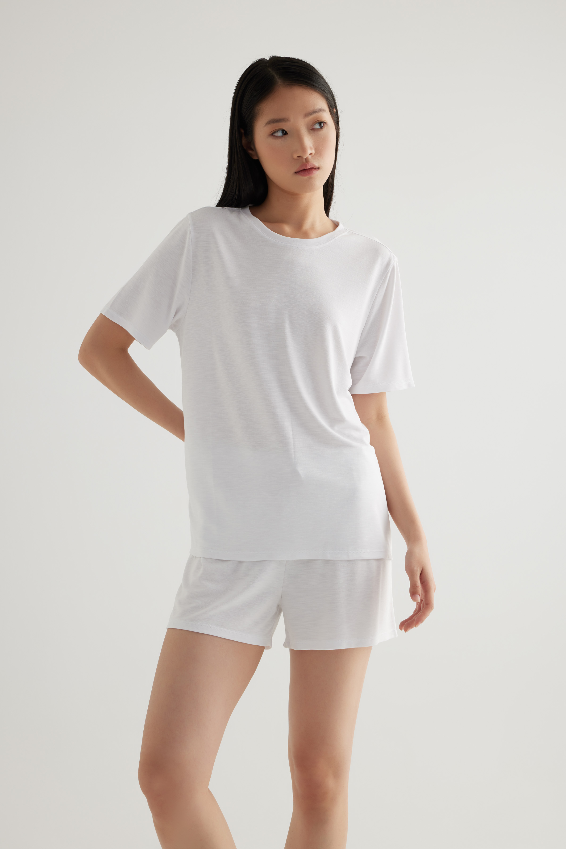 Kadın Modal Kısa Kollu T-shirt