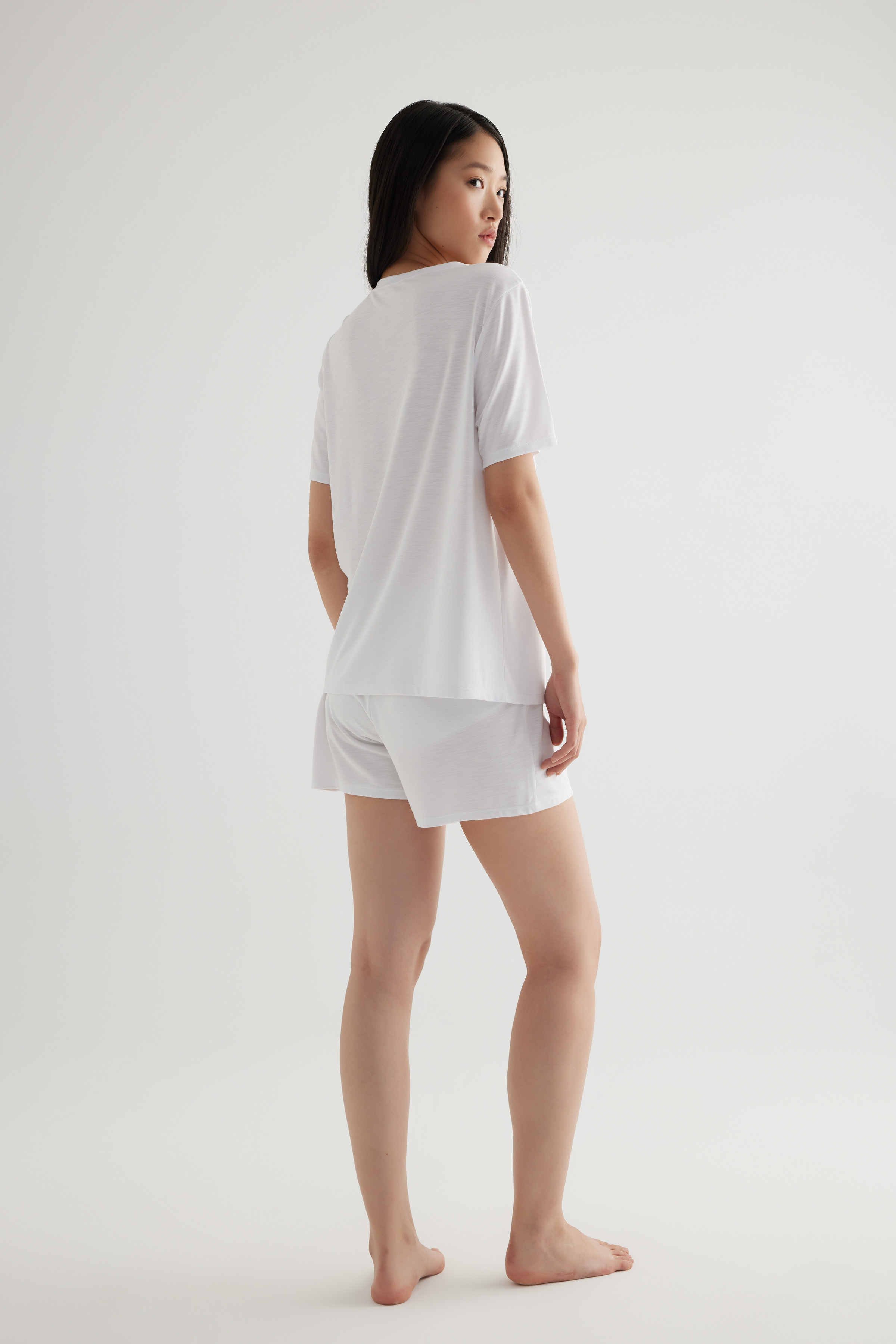 Kadın Modal Kısa Kollu T-shirt