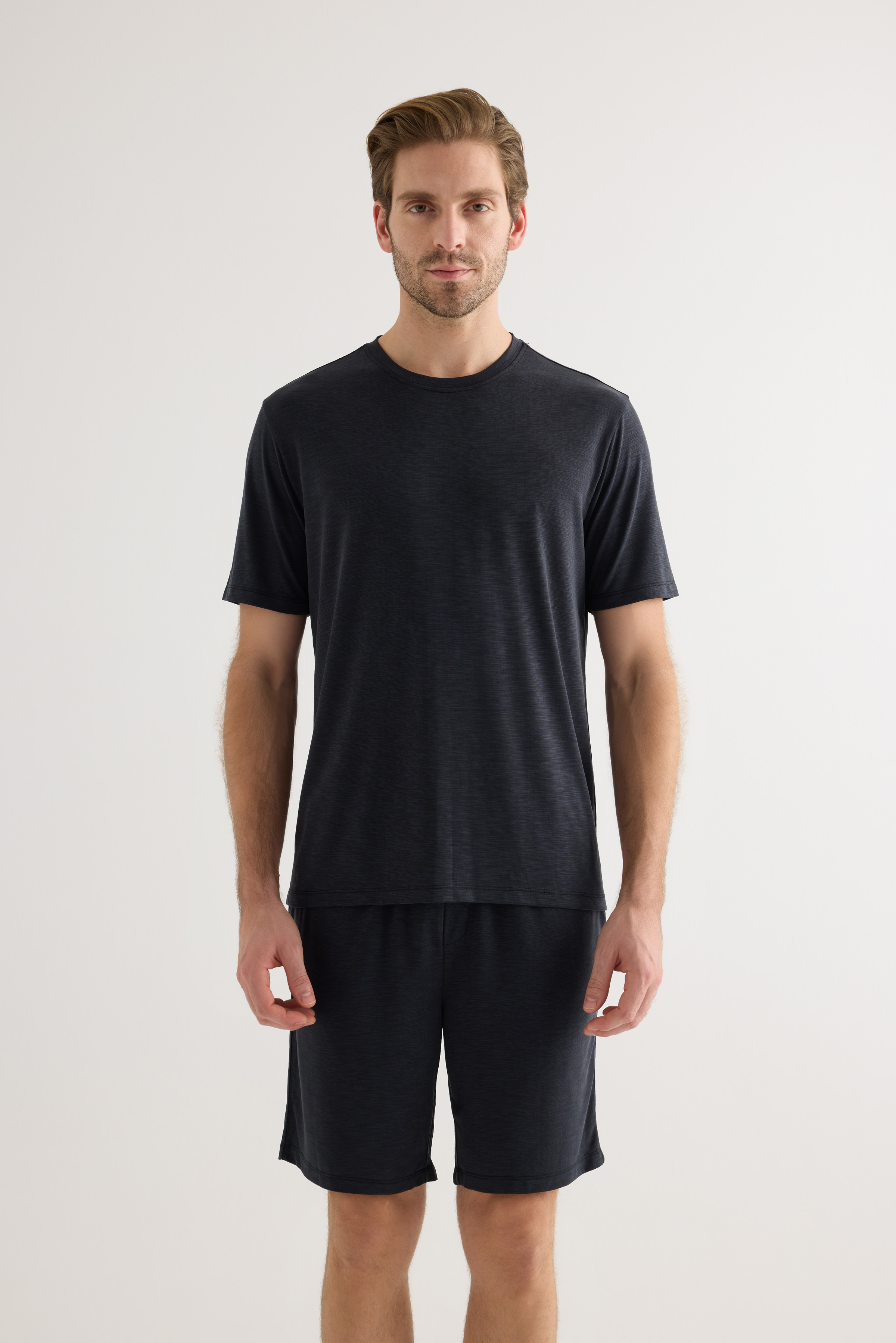 Erkek Modal Kısa Kollu T-shirt