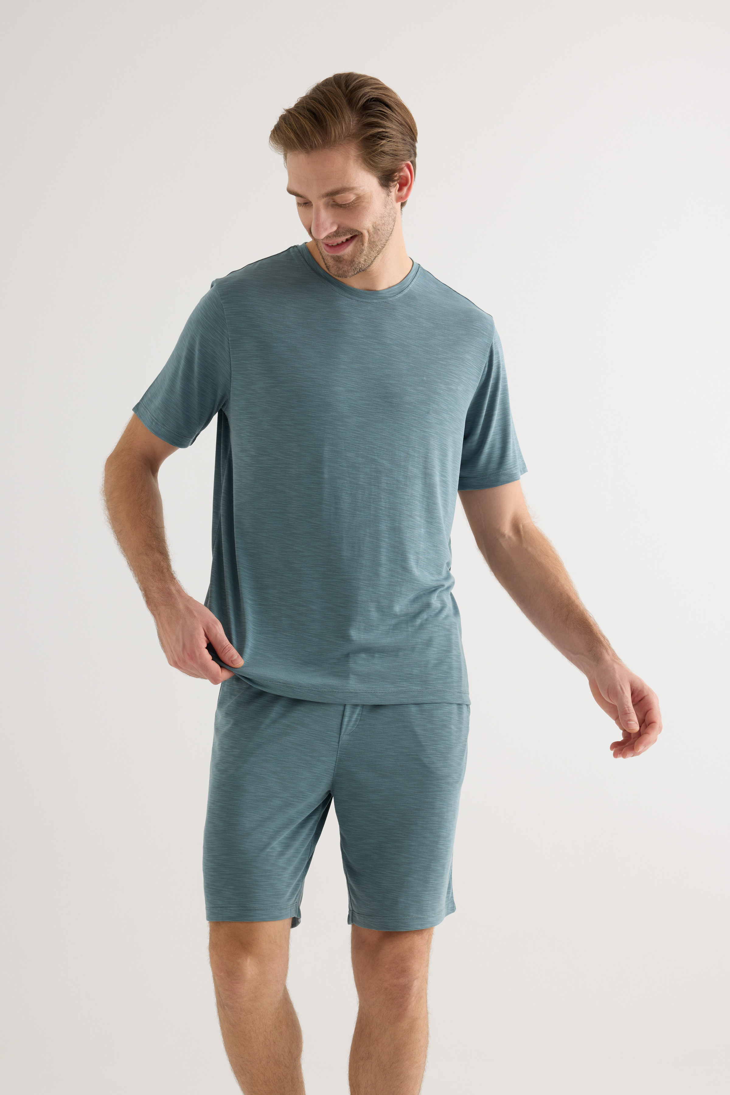 Erkek Modal Kısa Kollu T-shirt