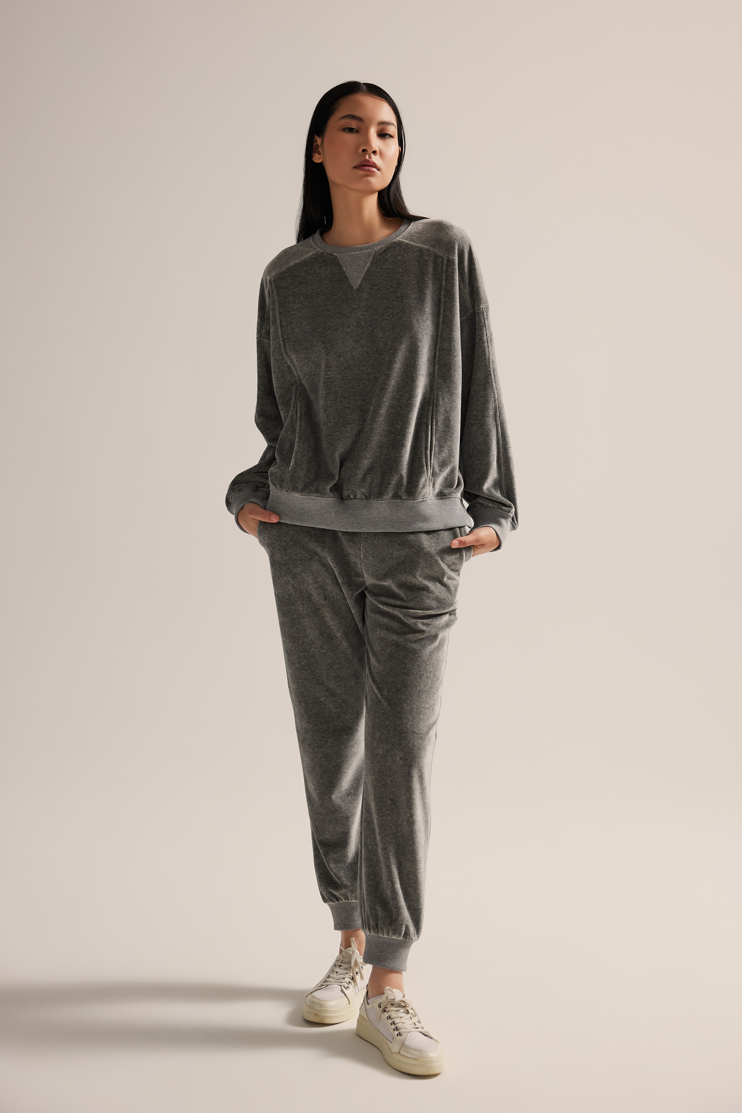 Kadın Modal Kadife Uzun Eşofman Takımı