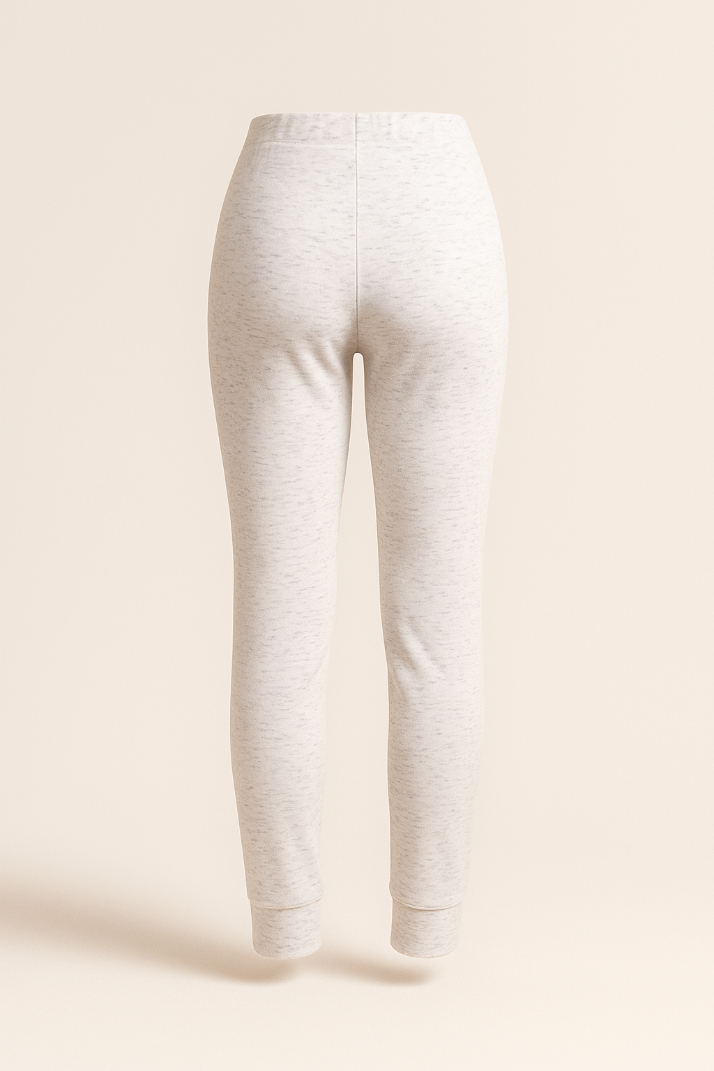 Kadın Pamuklu Kırçıllı Örme Uzun Tayt	