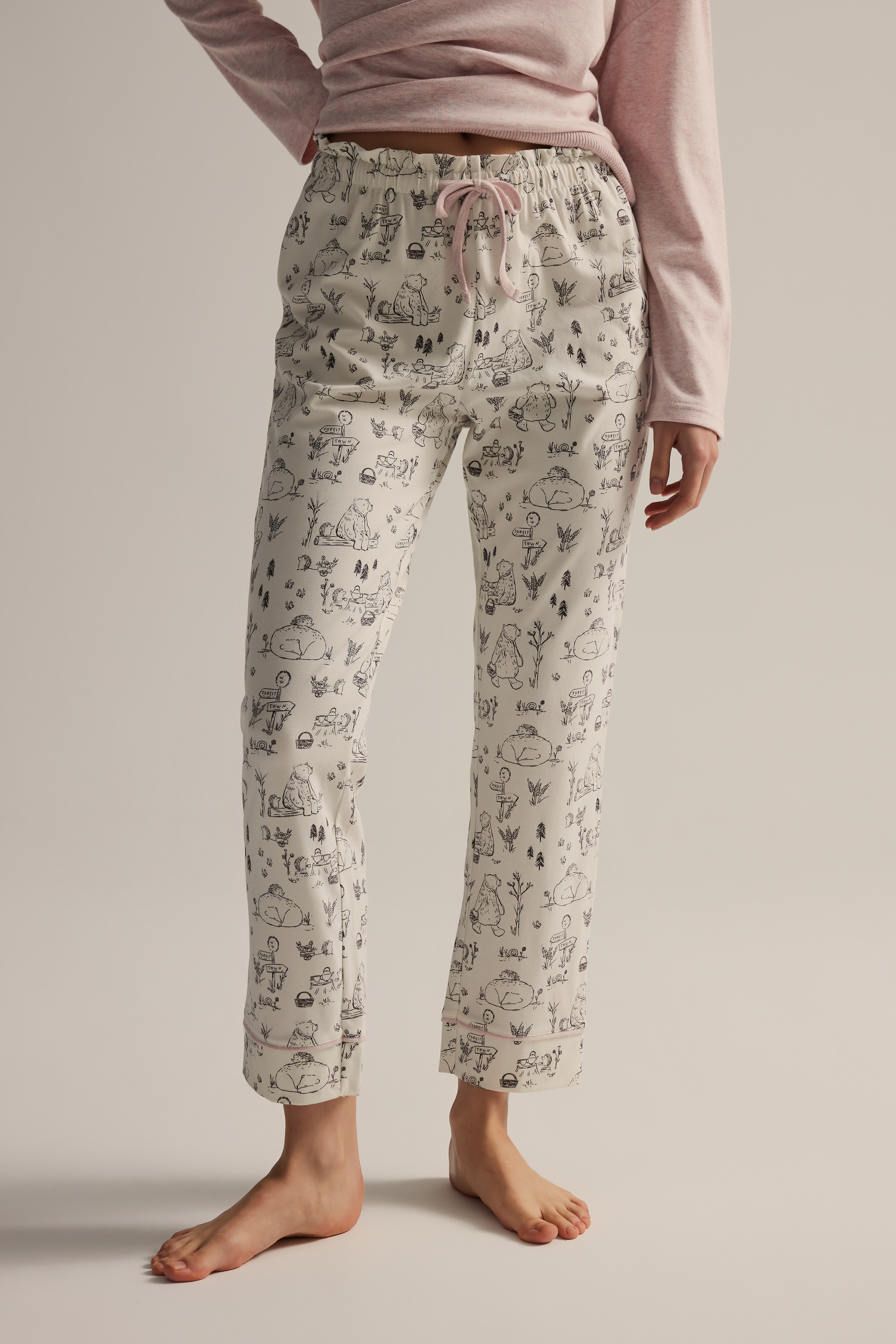 Kadın Pamuklu Uzun Pijama Altı