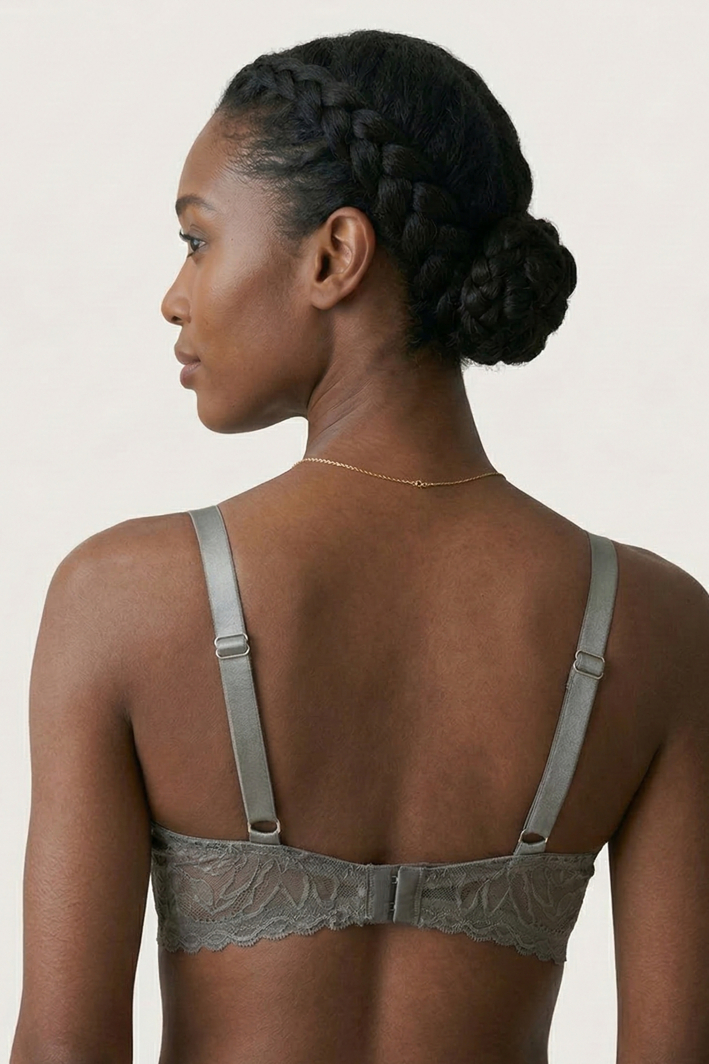 Kadın Dantelli Balenli Kapsız Sütyen