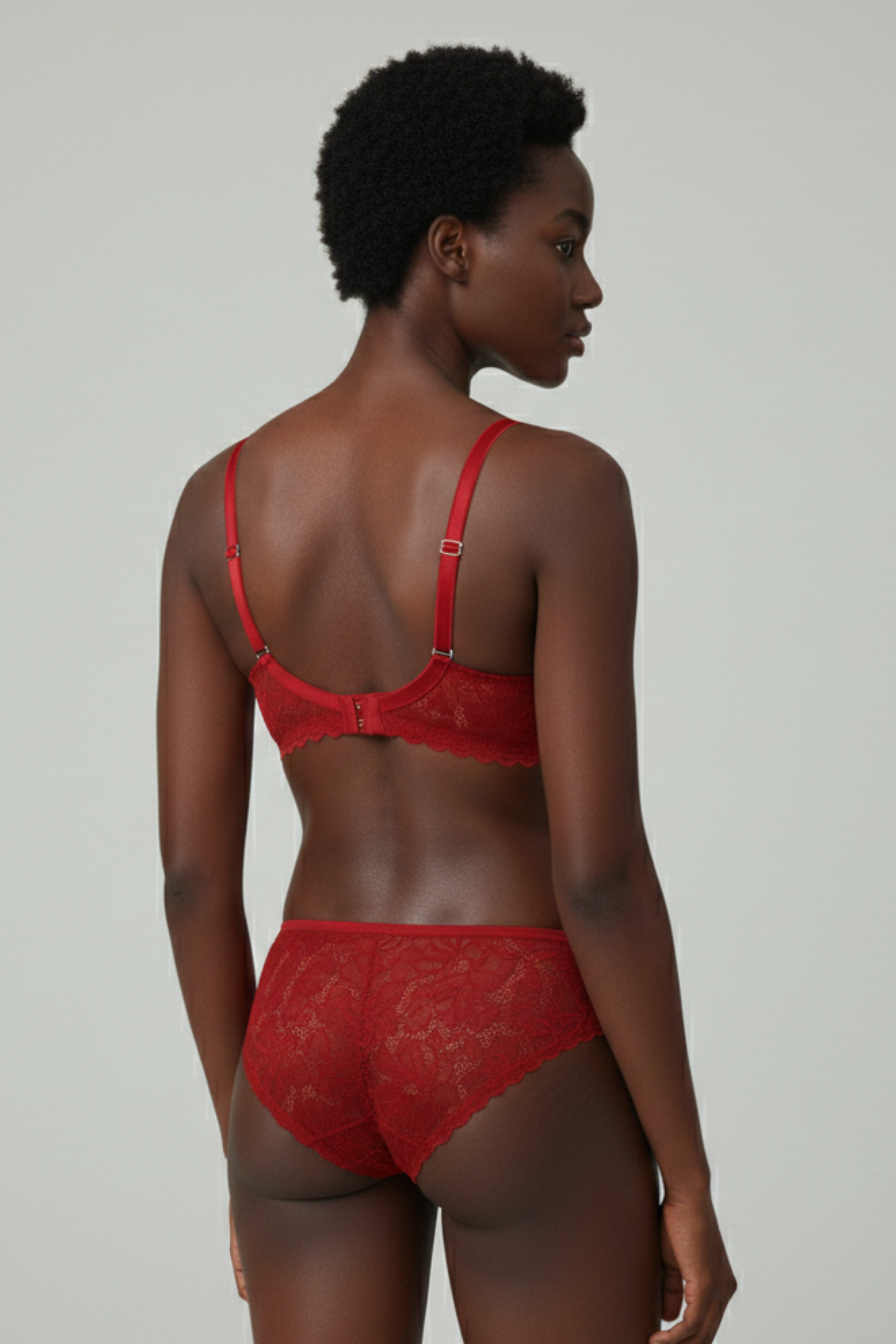 Kadın Dantelli Balenli Kapsız Sütyen