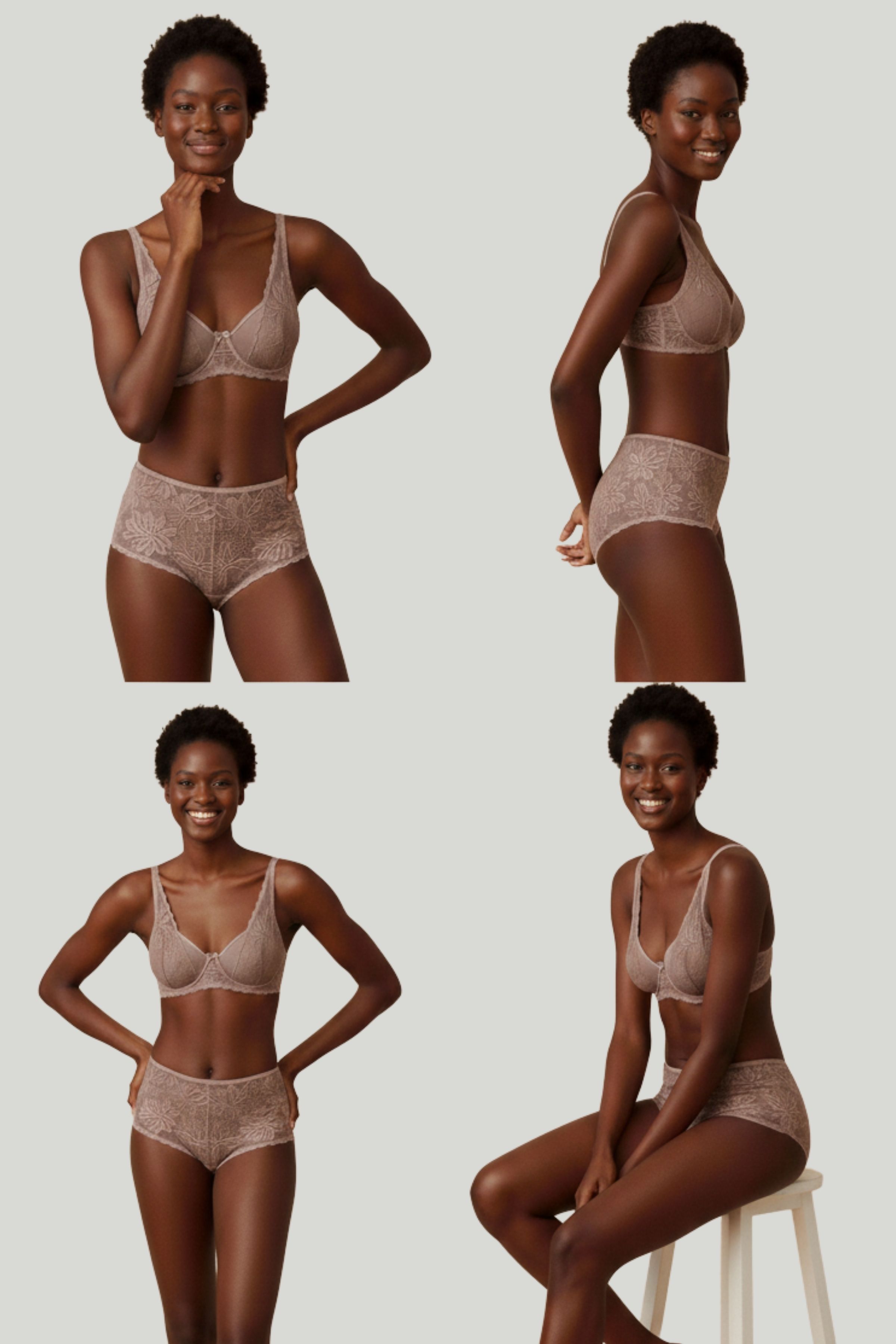 Kadın Dantelli Balenli Kapsız Sütyen