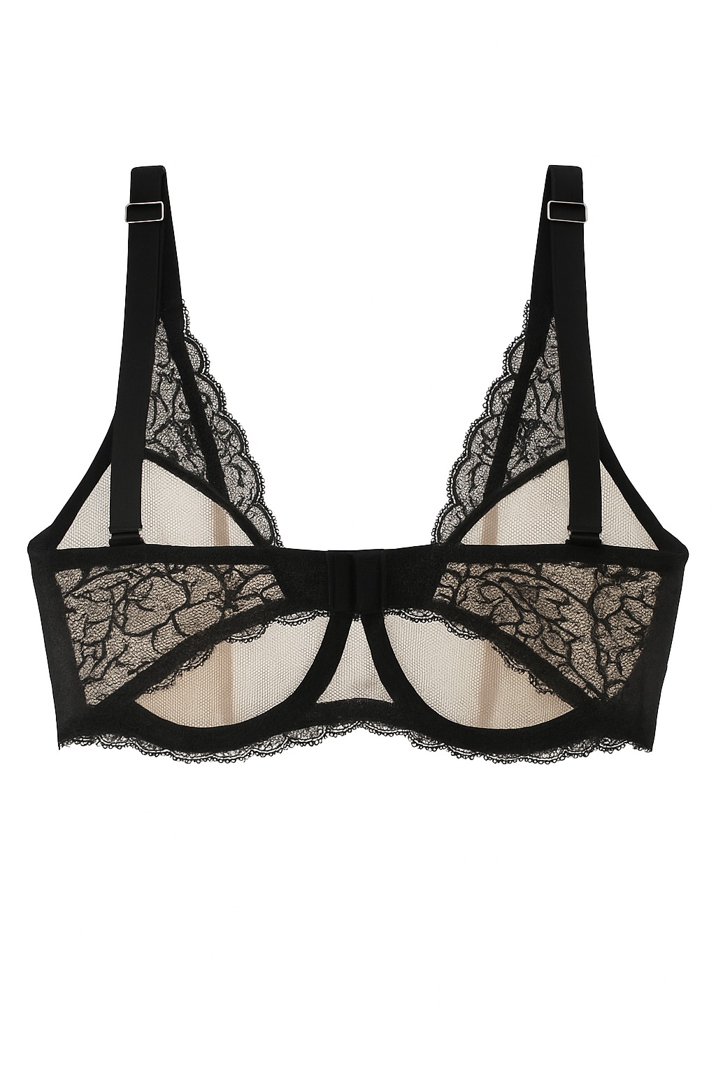 Kadın Dantelli Balenli Kapsız Sütyen