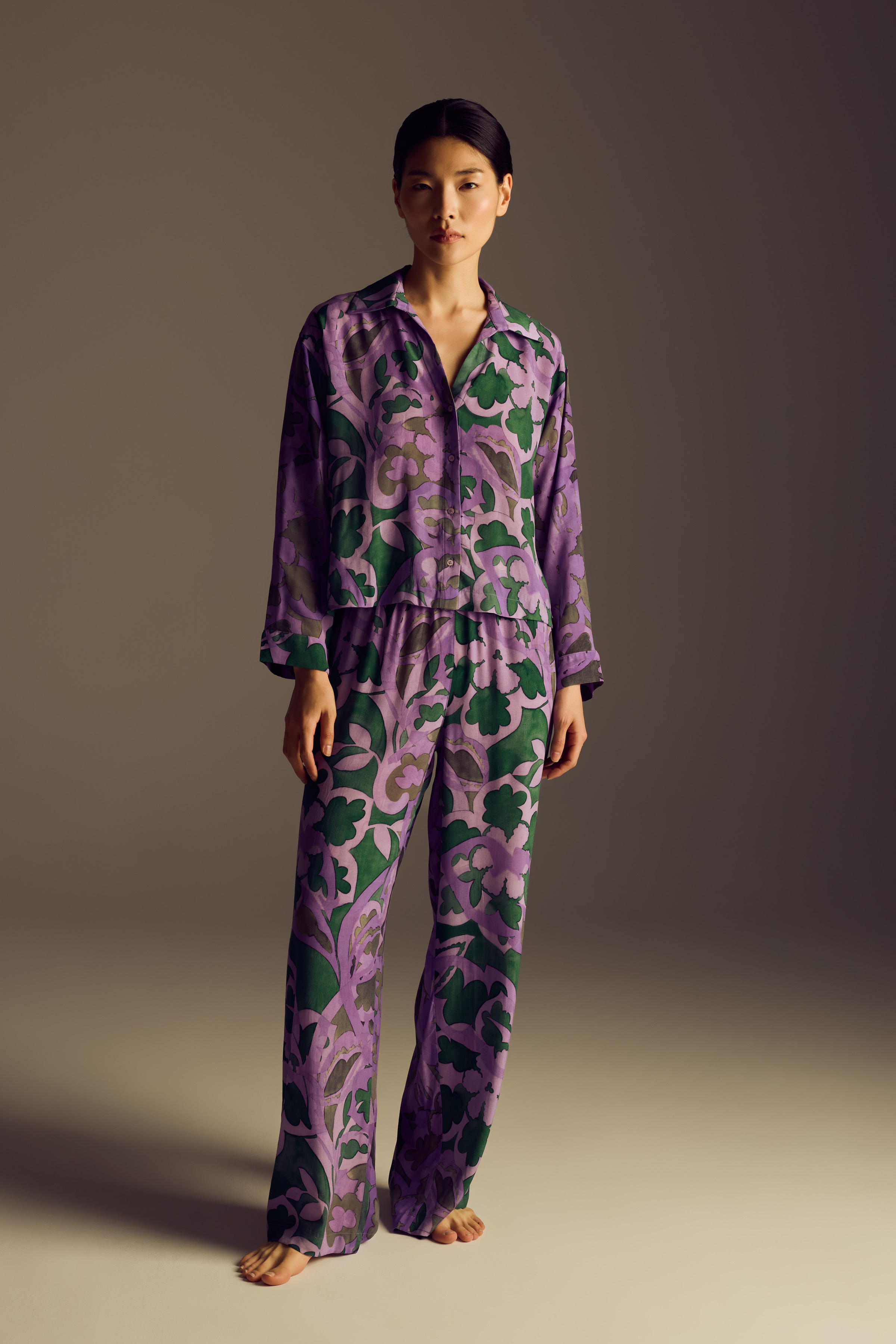 Kadın Vegan Dokuma Pantolon	