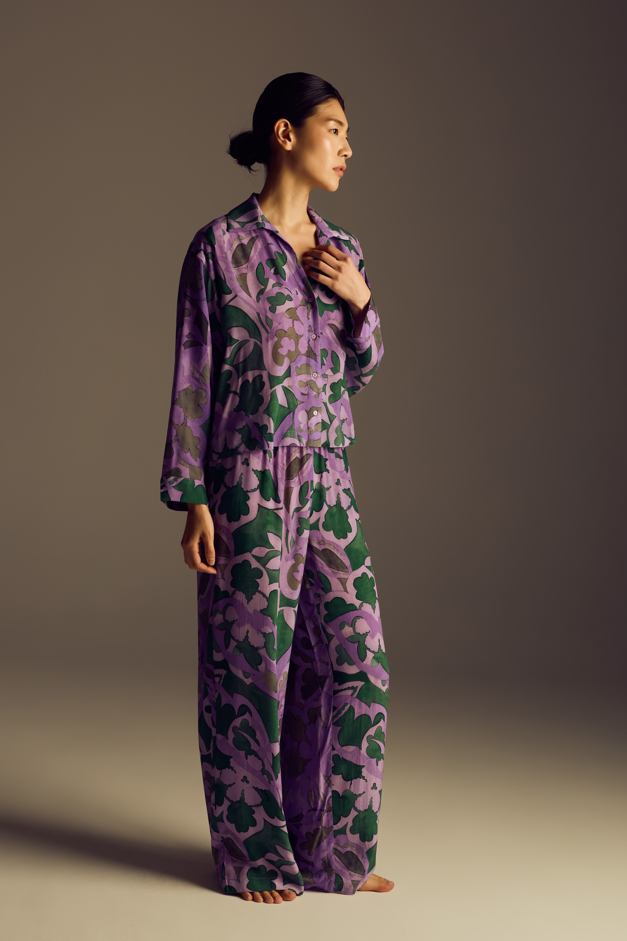 Kadın Vegan Dokuma Pantolon	