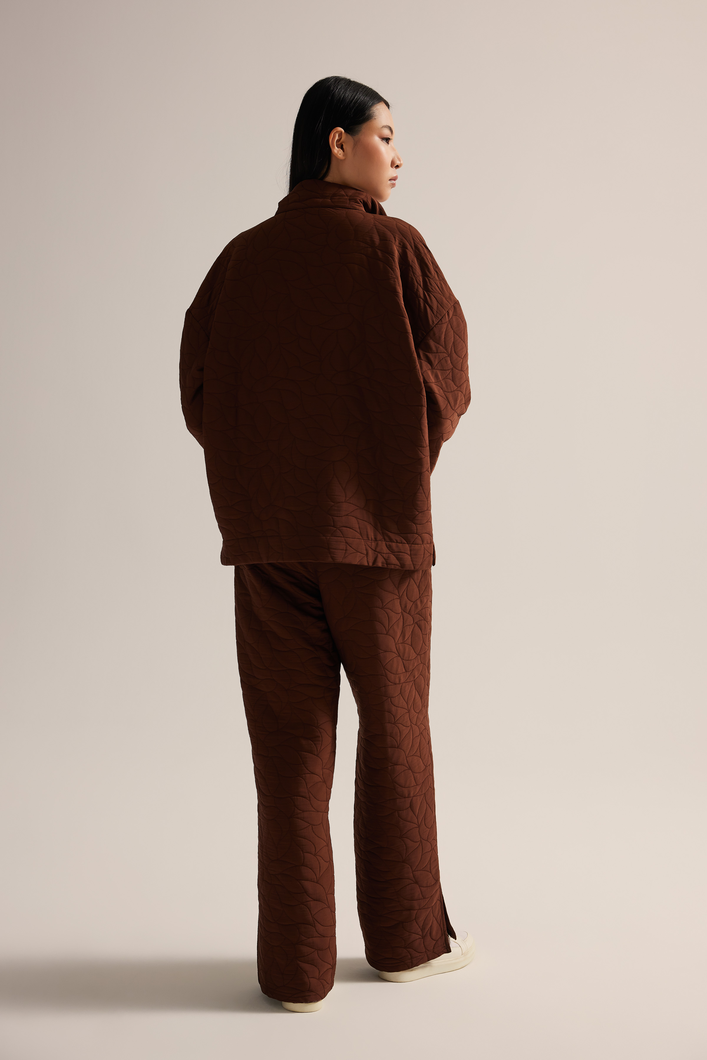Kadın Premium Kapitone Uzun Kollu Sweatshirt
