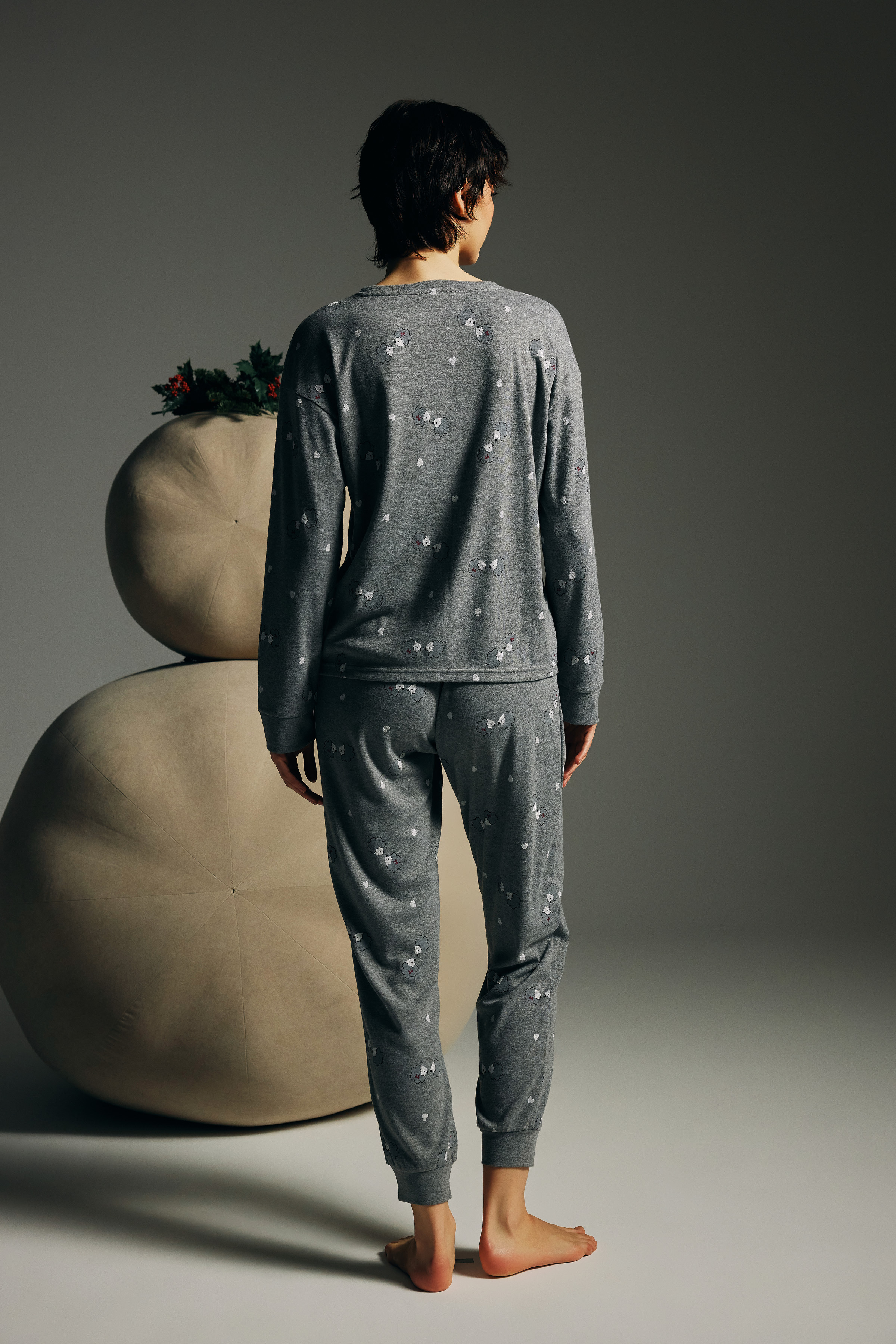 Kadın Pamuklu Uzun Pijama Altı