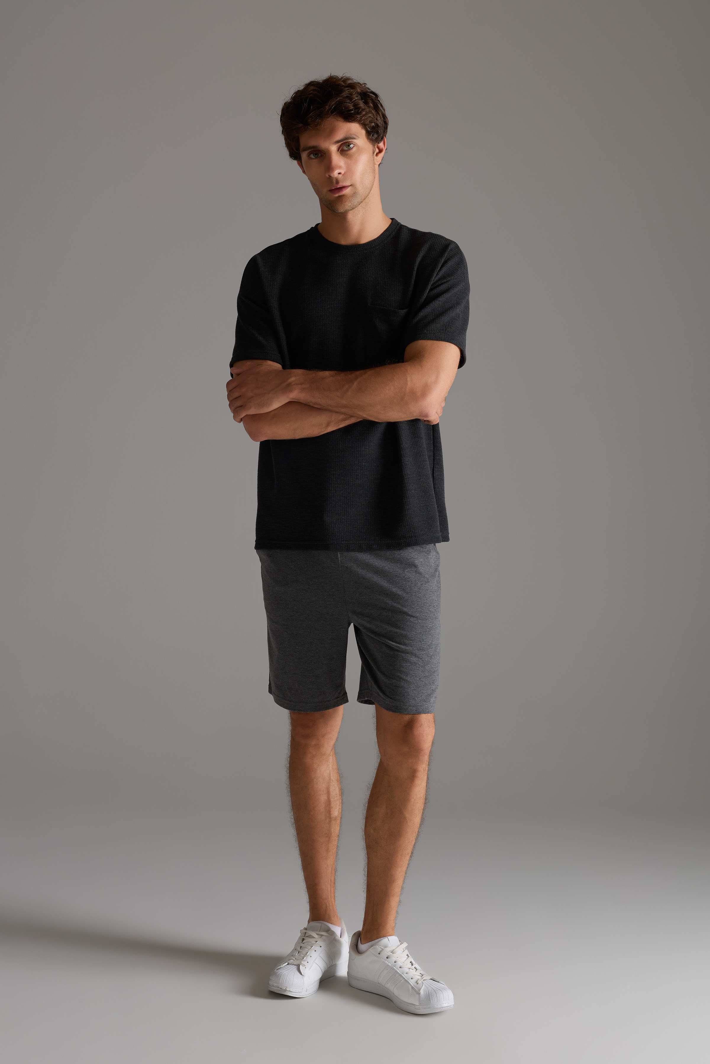 Erkek Pamuklu Cepli Şort