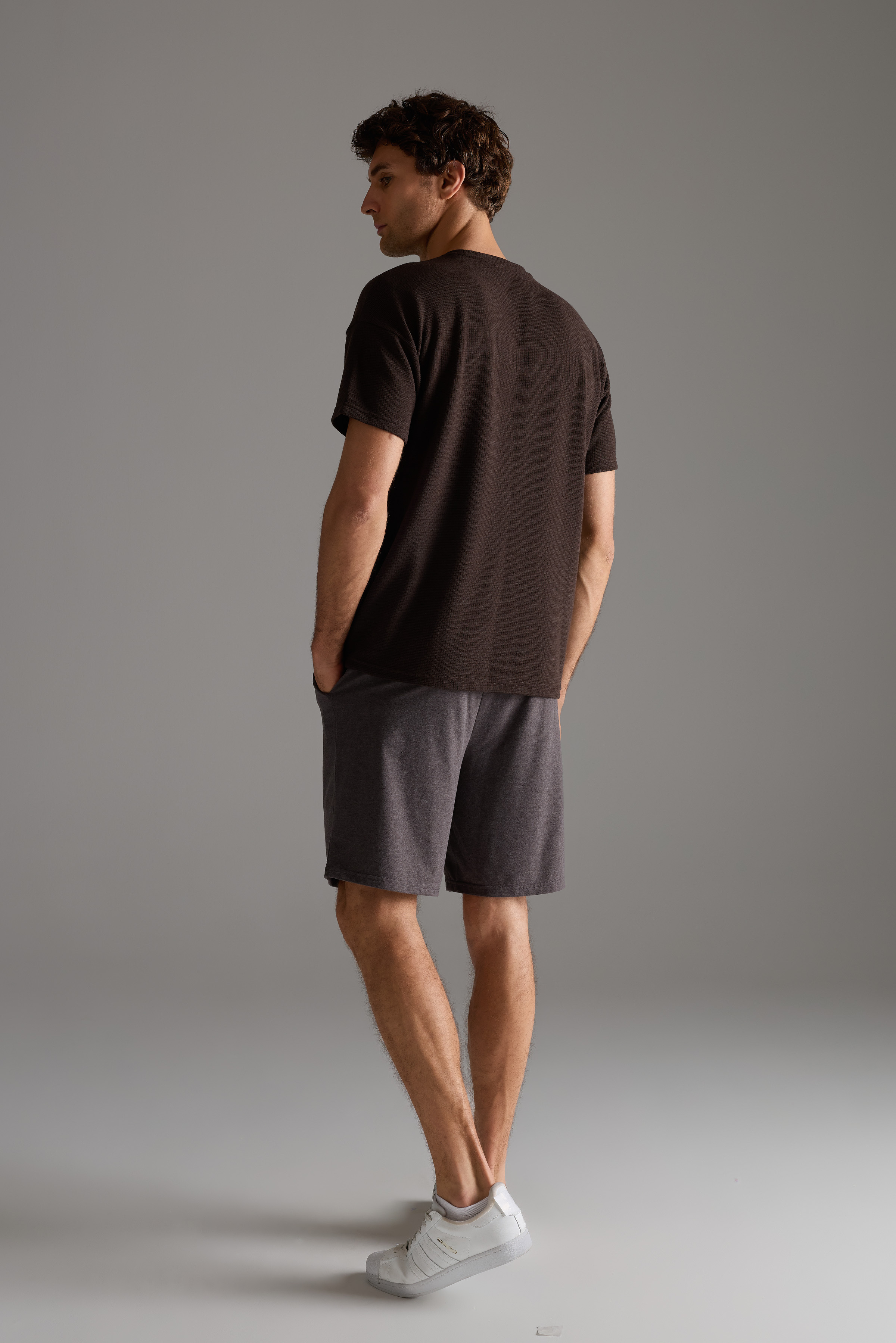 Erkek Pamuklu Cepli Şort