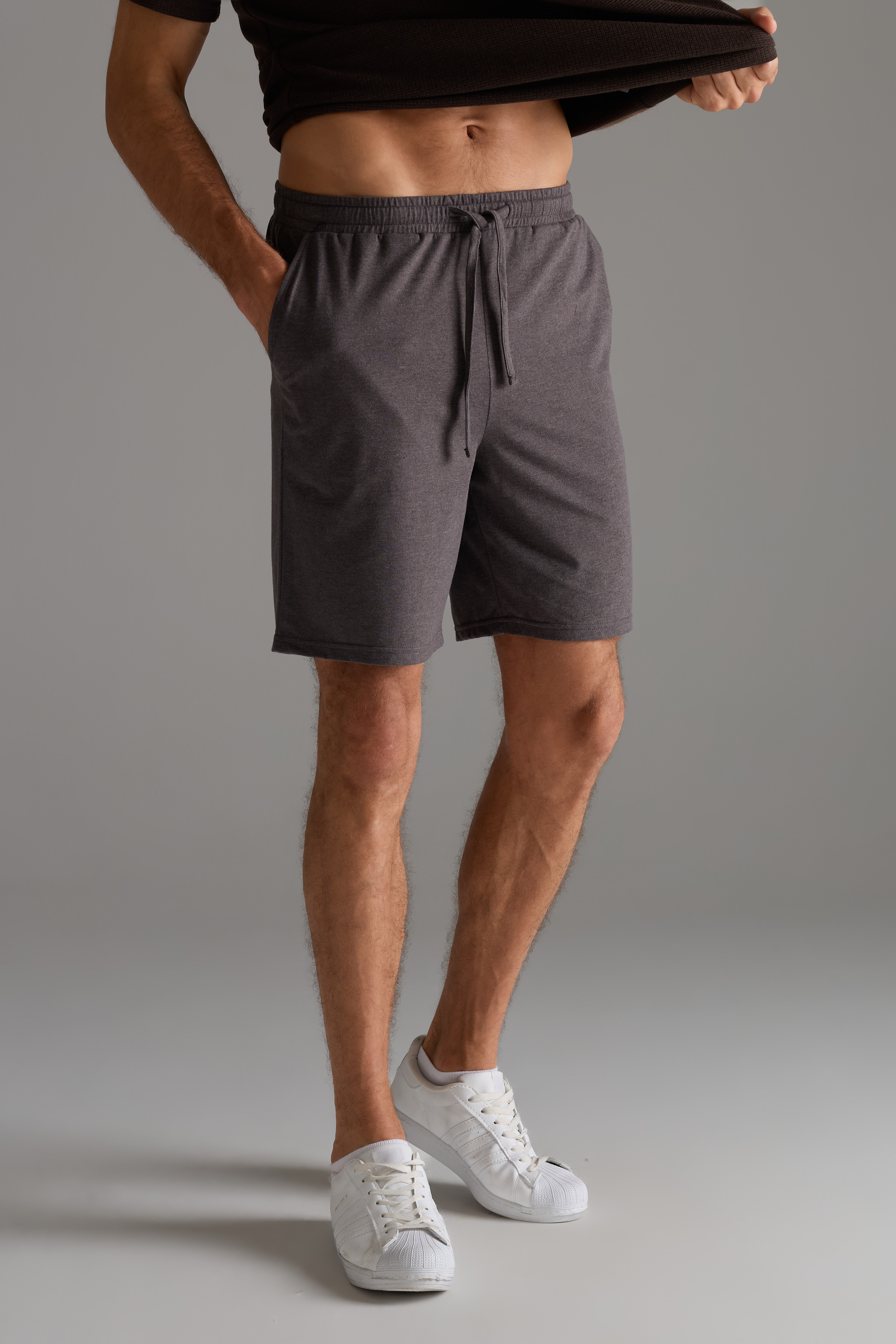 Erkek Pamuklu Cepli Şort