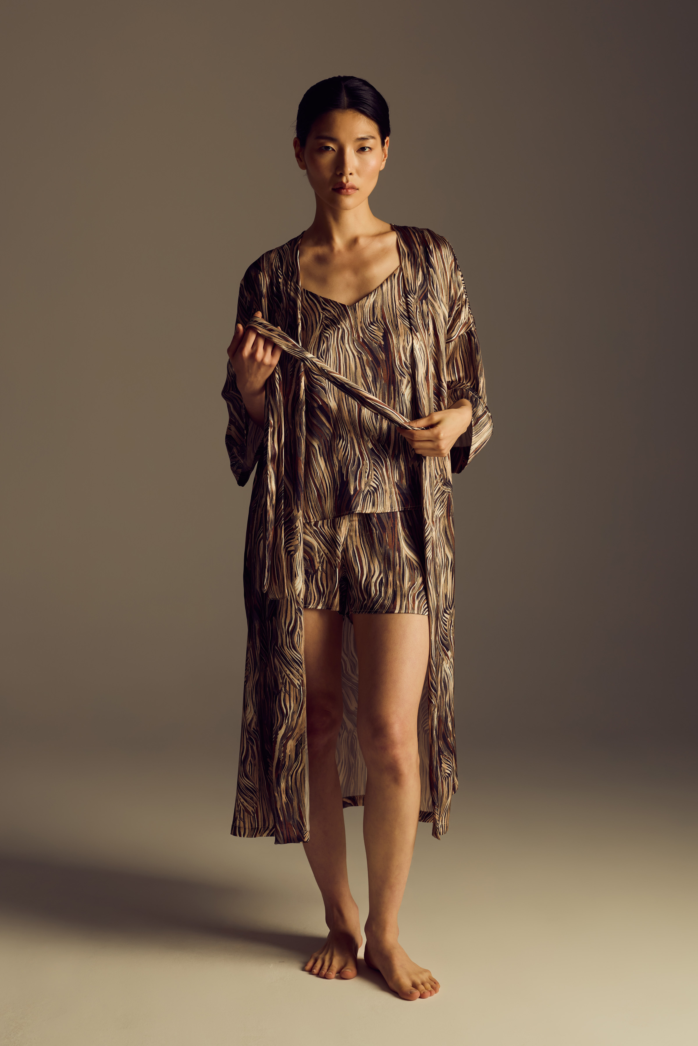 Kadın Vegan Dokuma Kimono