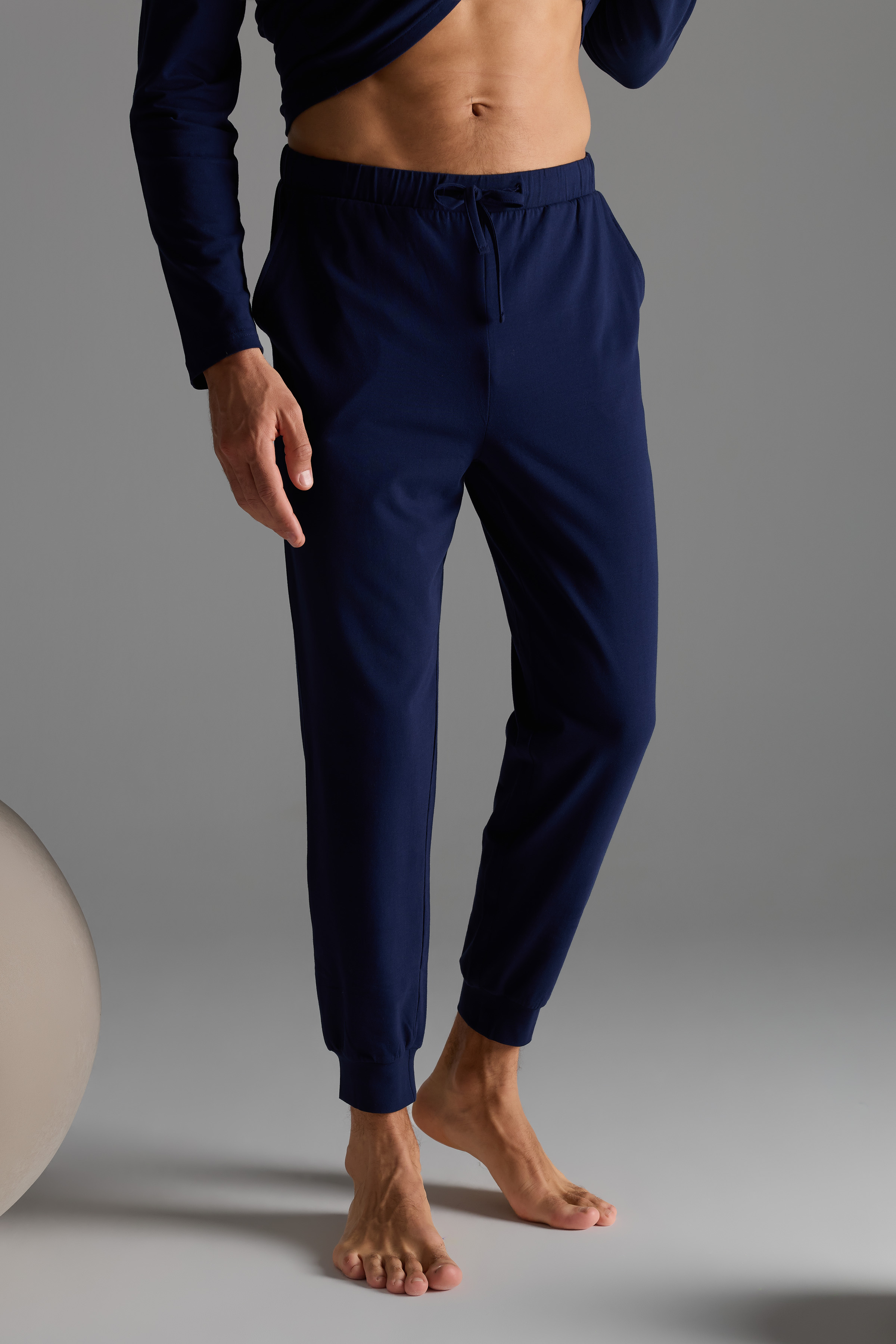 Erkek Pamuklu Cepli Uzun Pijama Altı