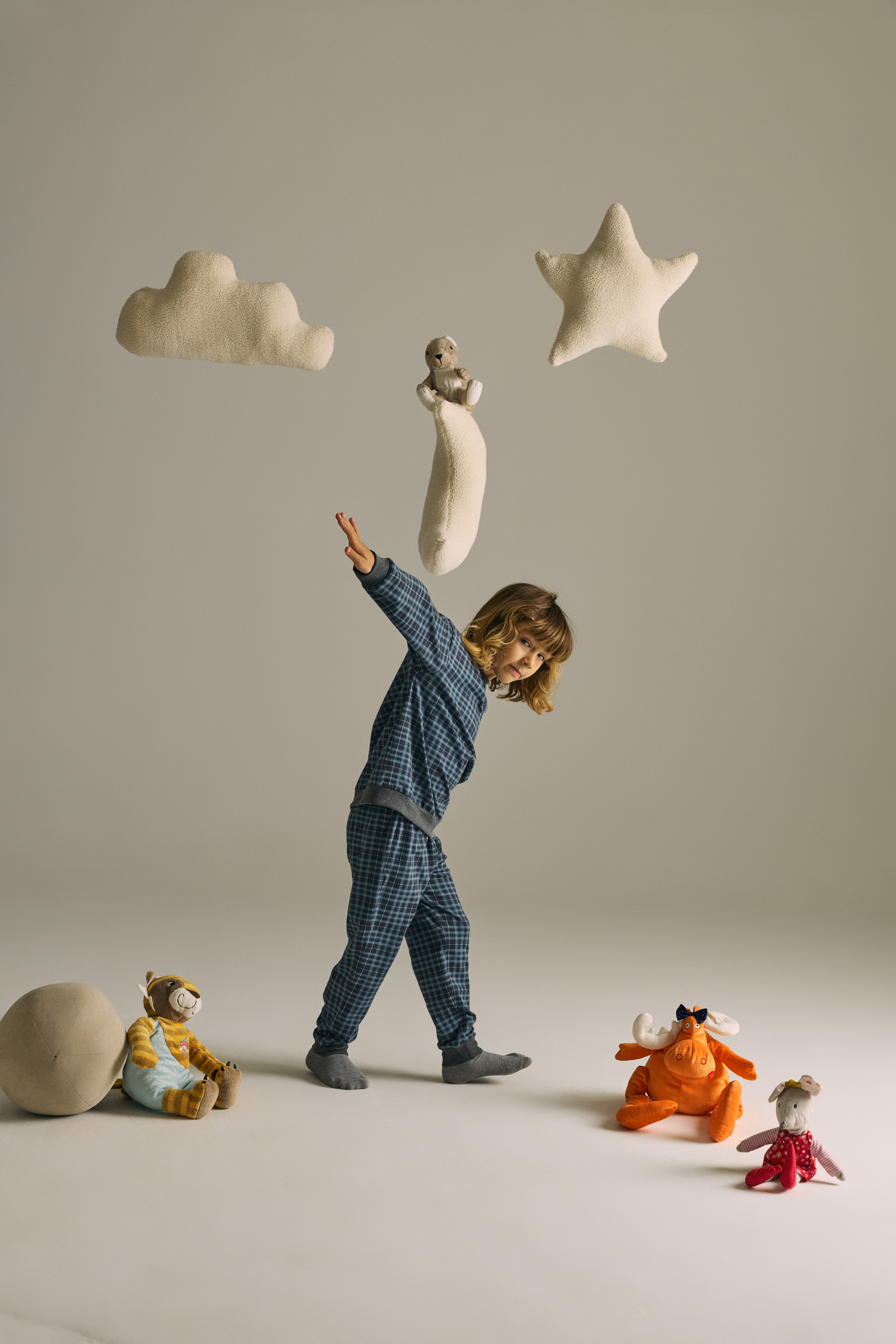 Erkek Çocuk Pamuklu Uzun Kollu Pijama Takımı