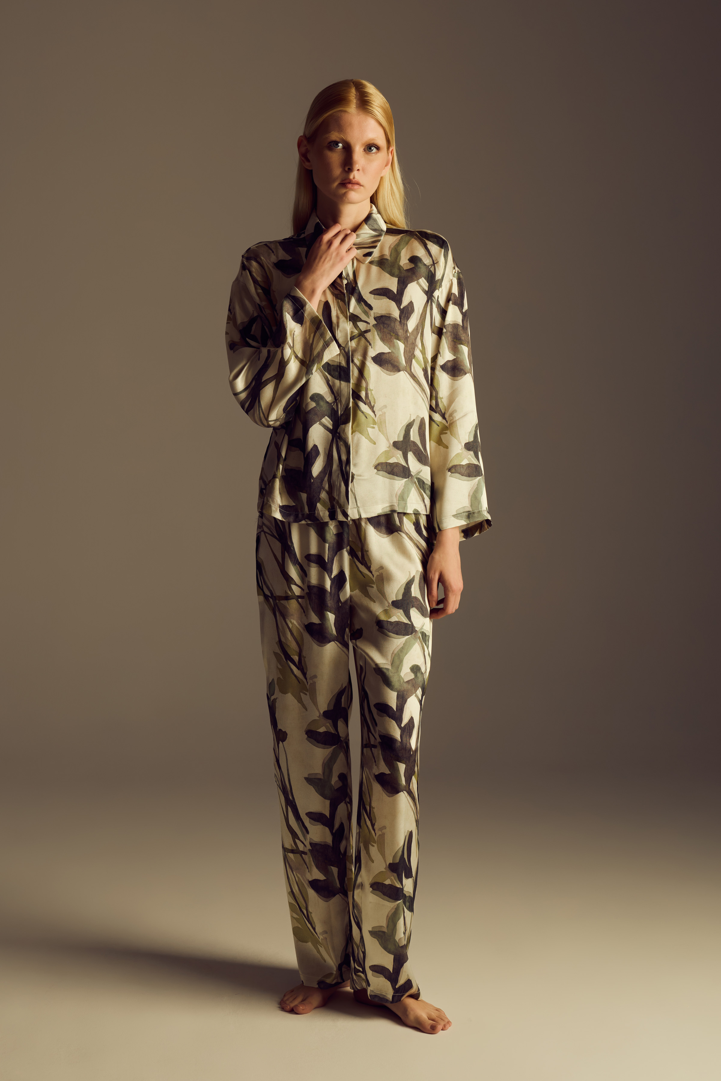 Kadın Vegan Dokuma Pantolon