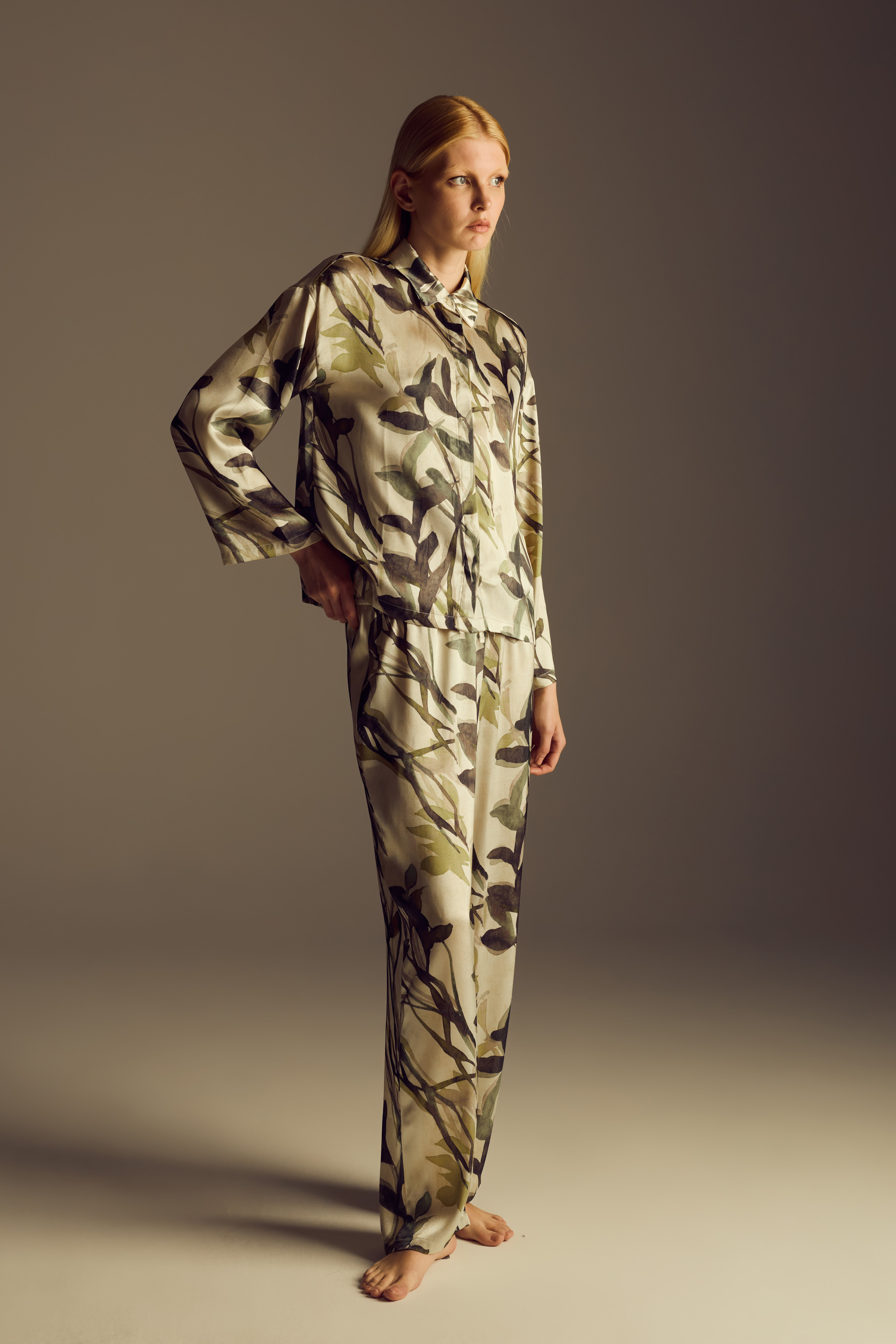 Kadın Vegan Dokuma Pantolon