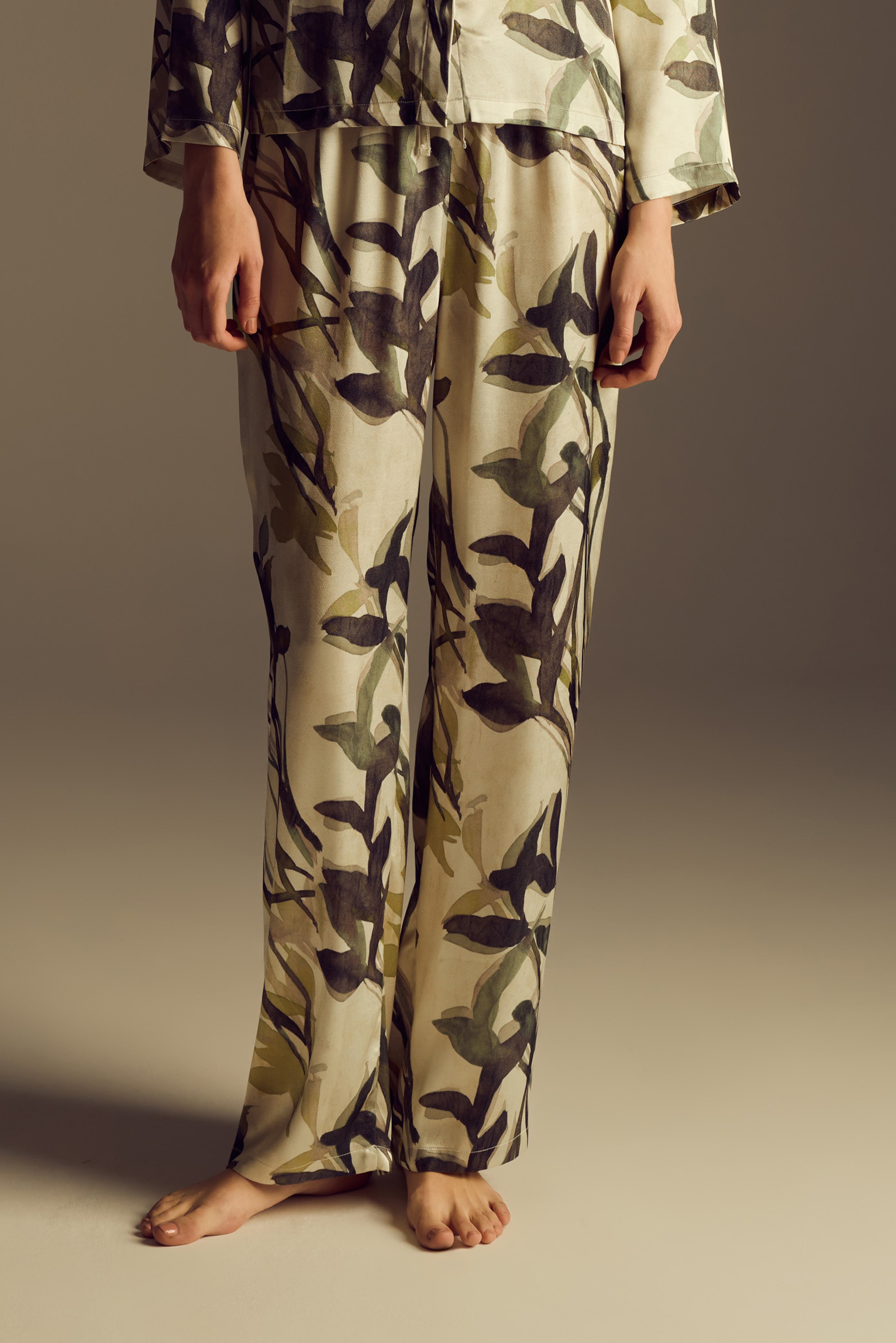 Kadın Vegan Dokuma Pantolon