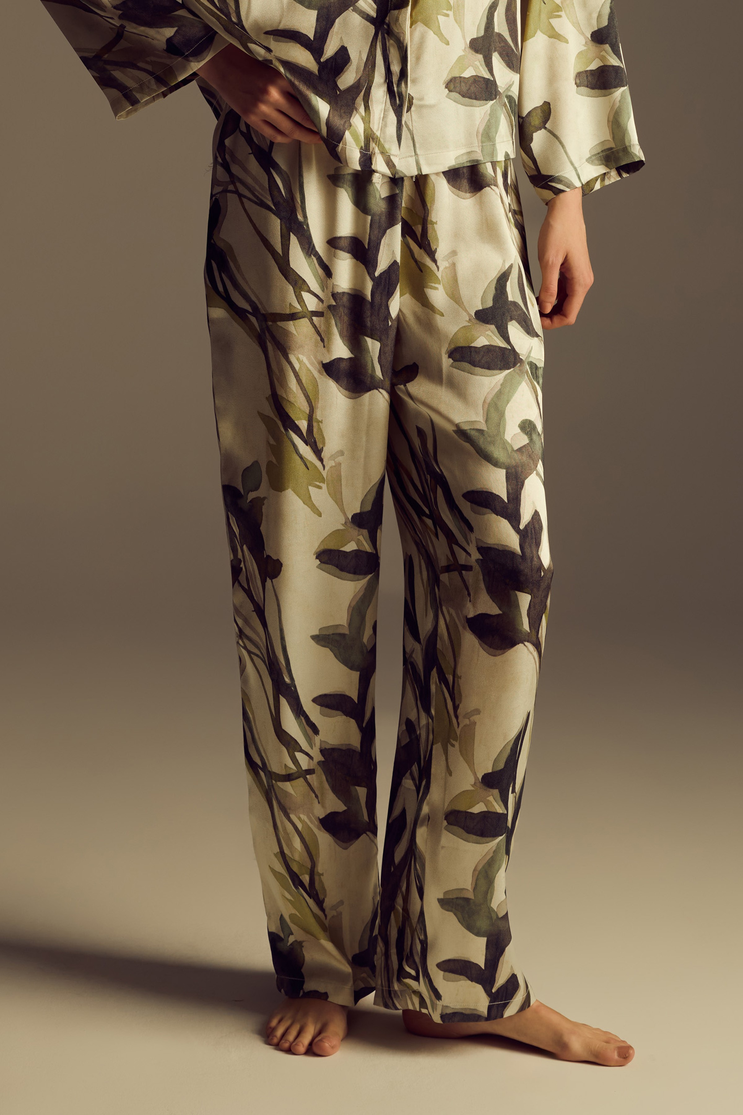 Kadın Vegan Dokuma Pantolon