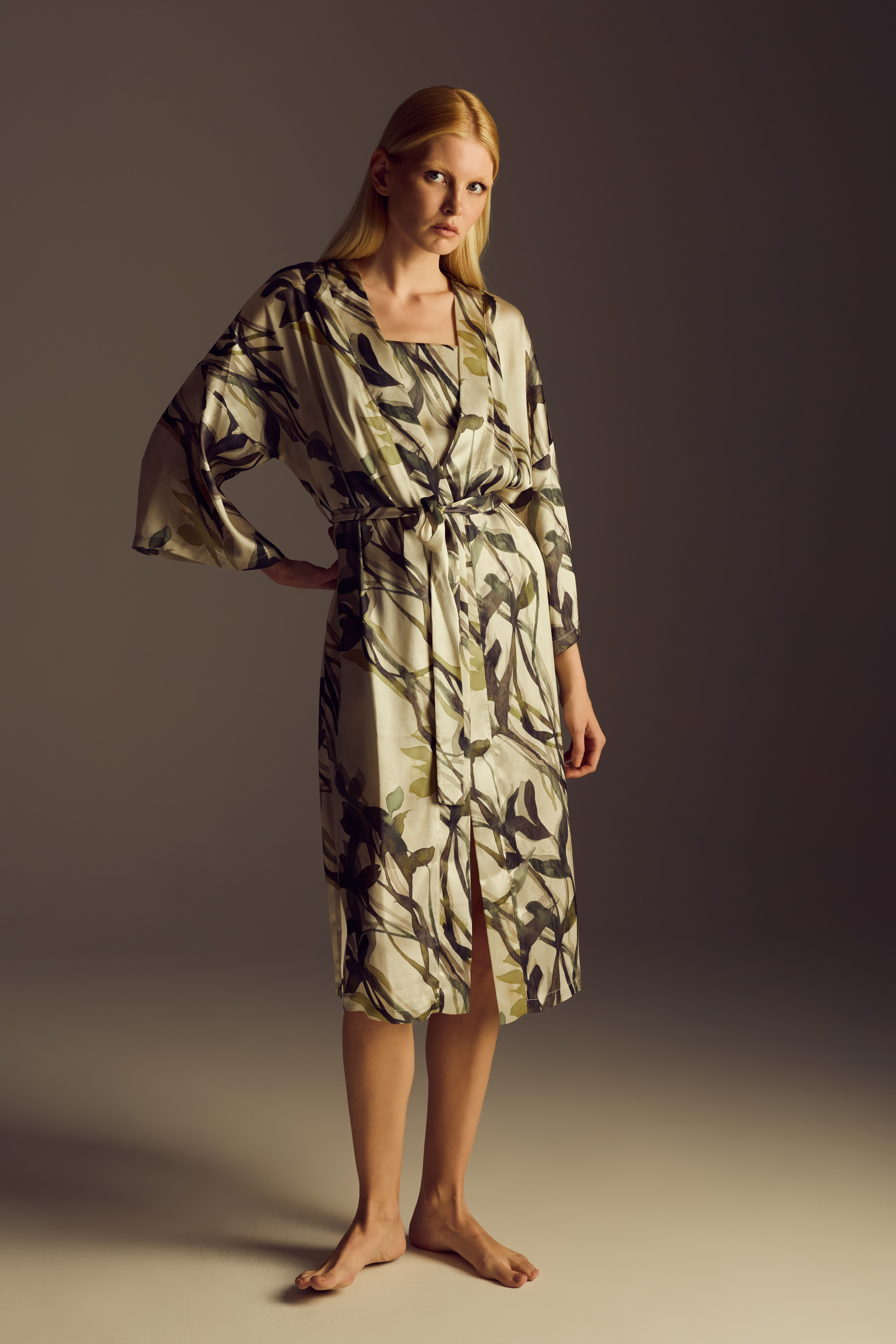 Kadın Vegan Dokuma Kimono