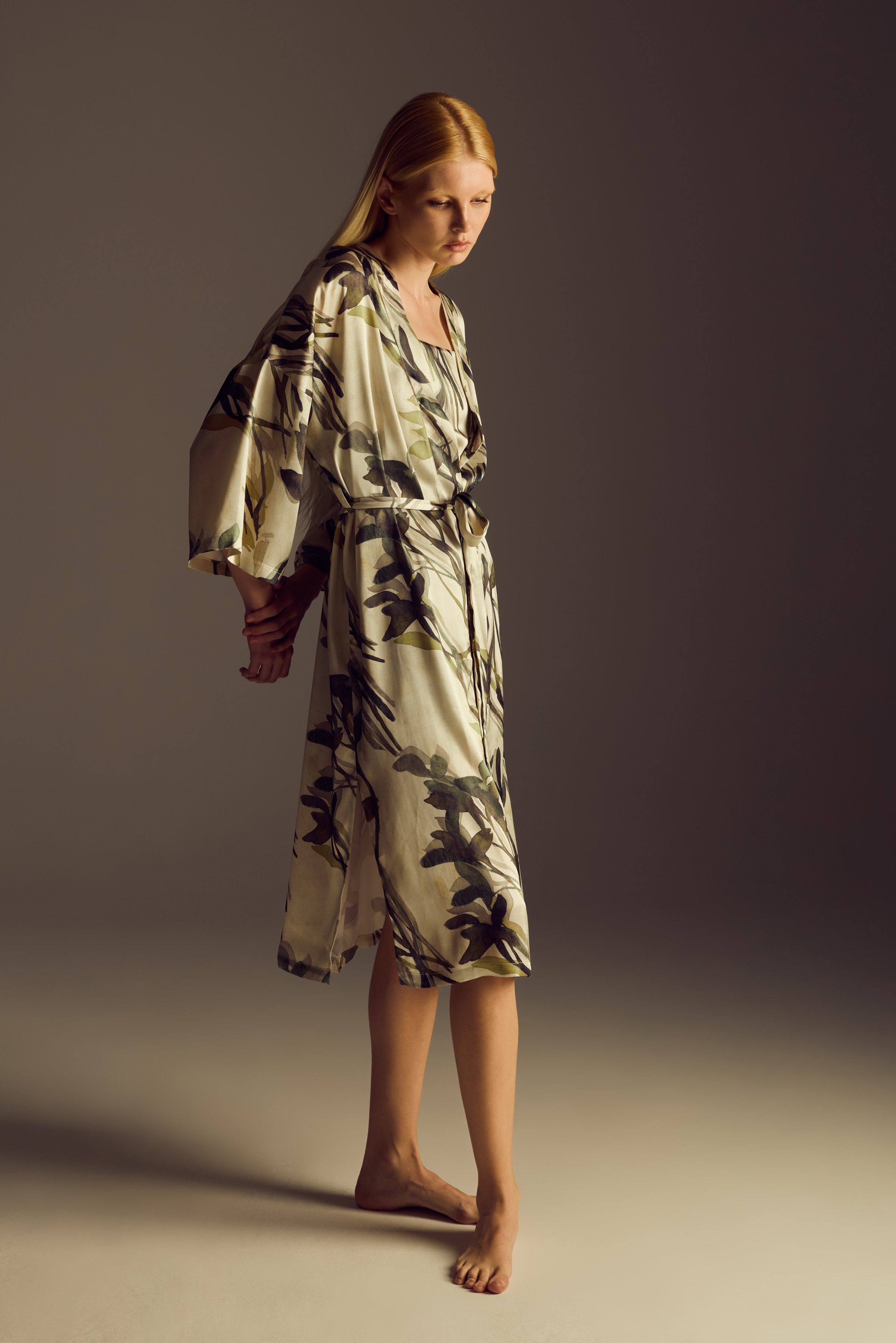 Kadın Vegan Dokuma Kimono