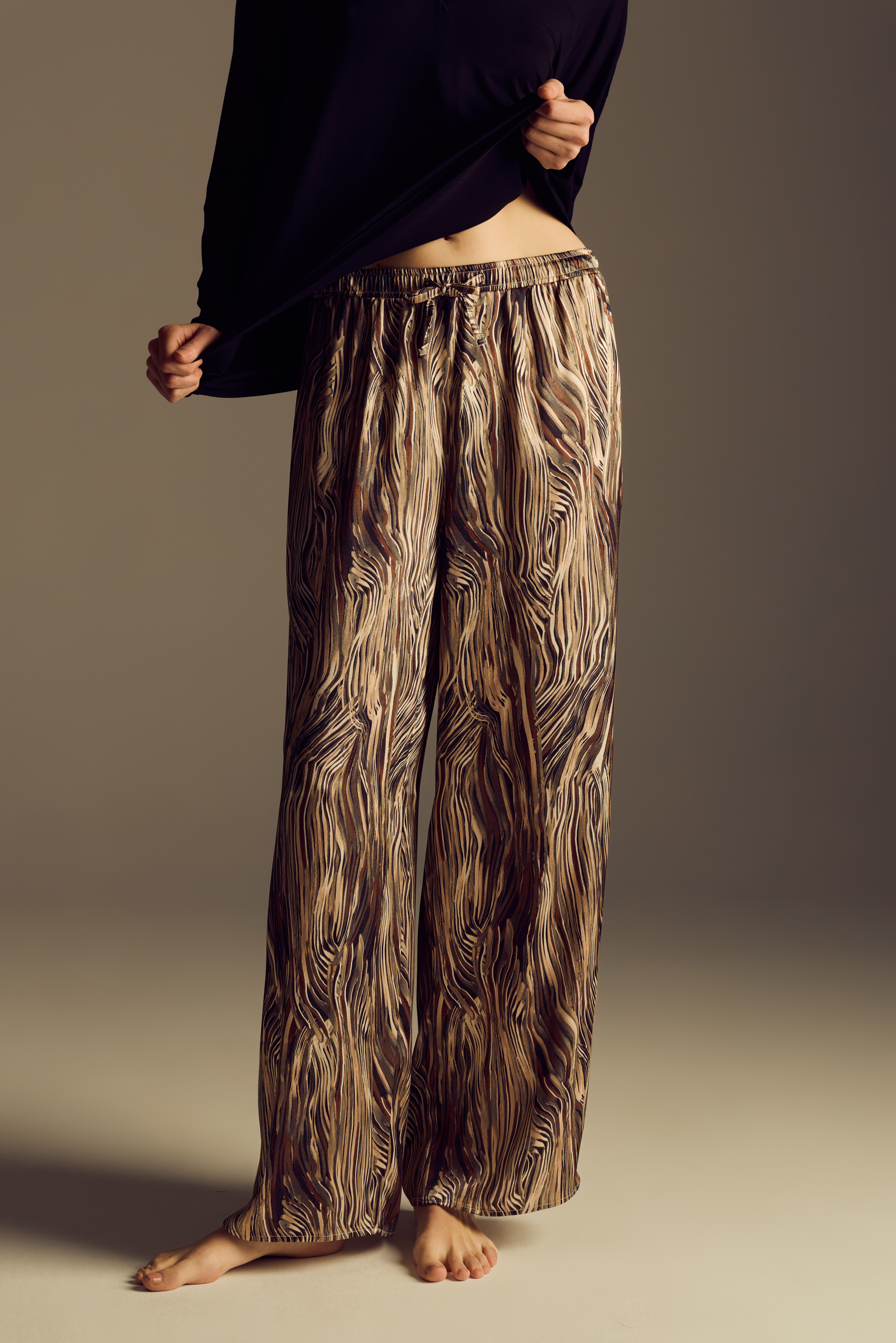 Kadın Vegan Dokuma Pantolon