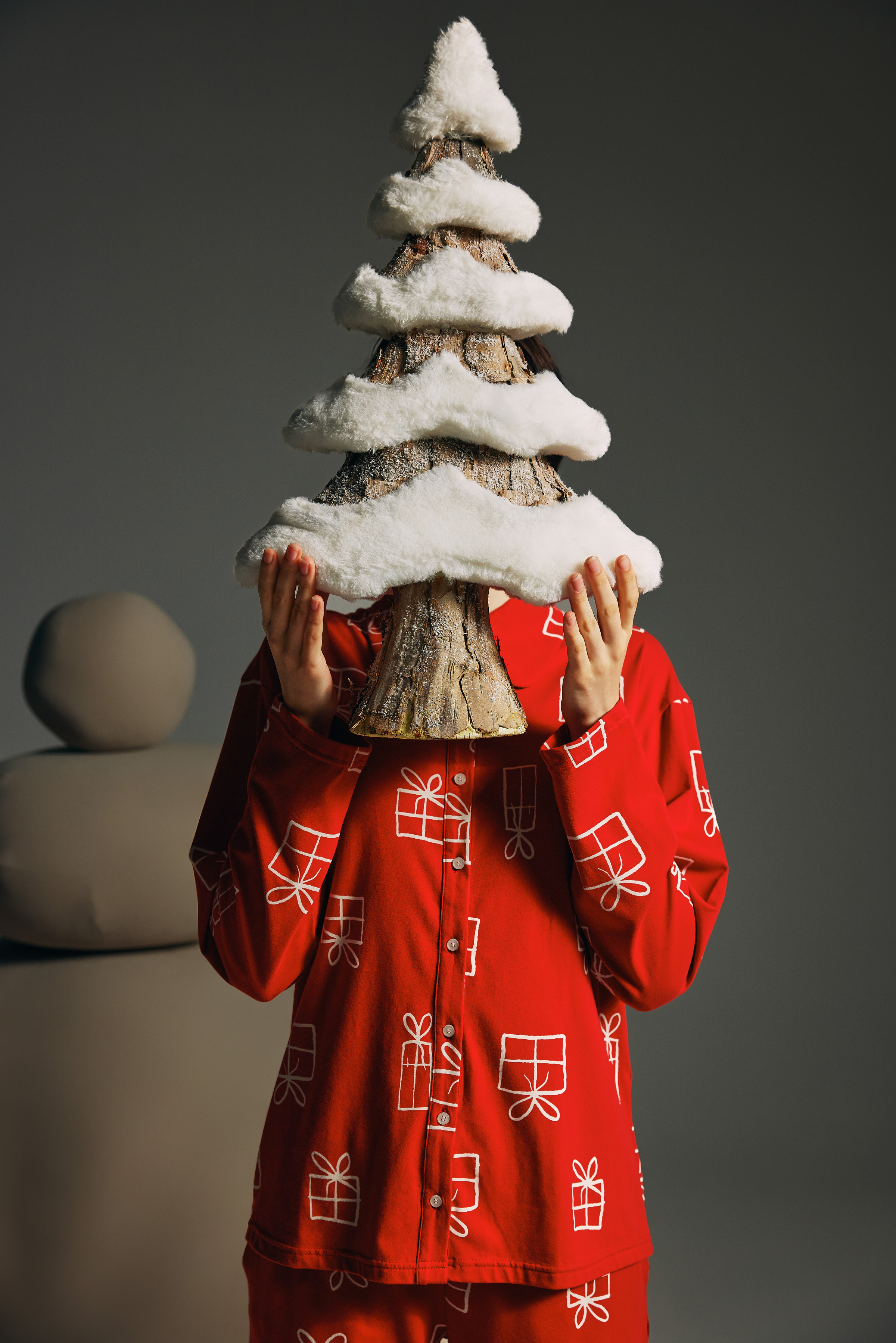 Kadın Pamuklu Uzun Kollu Gömlek Pijama Takımı