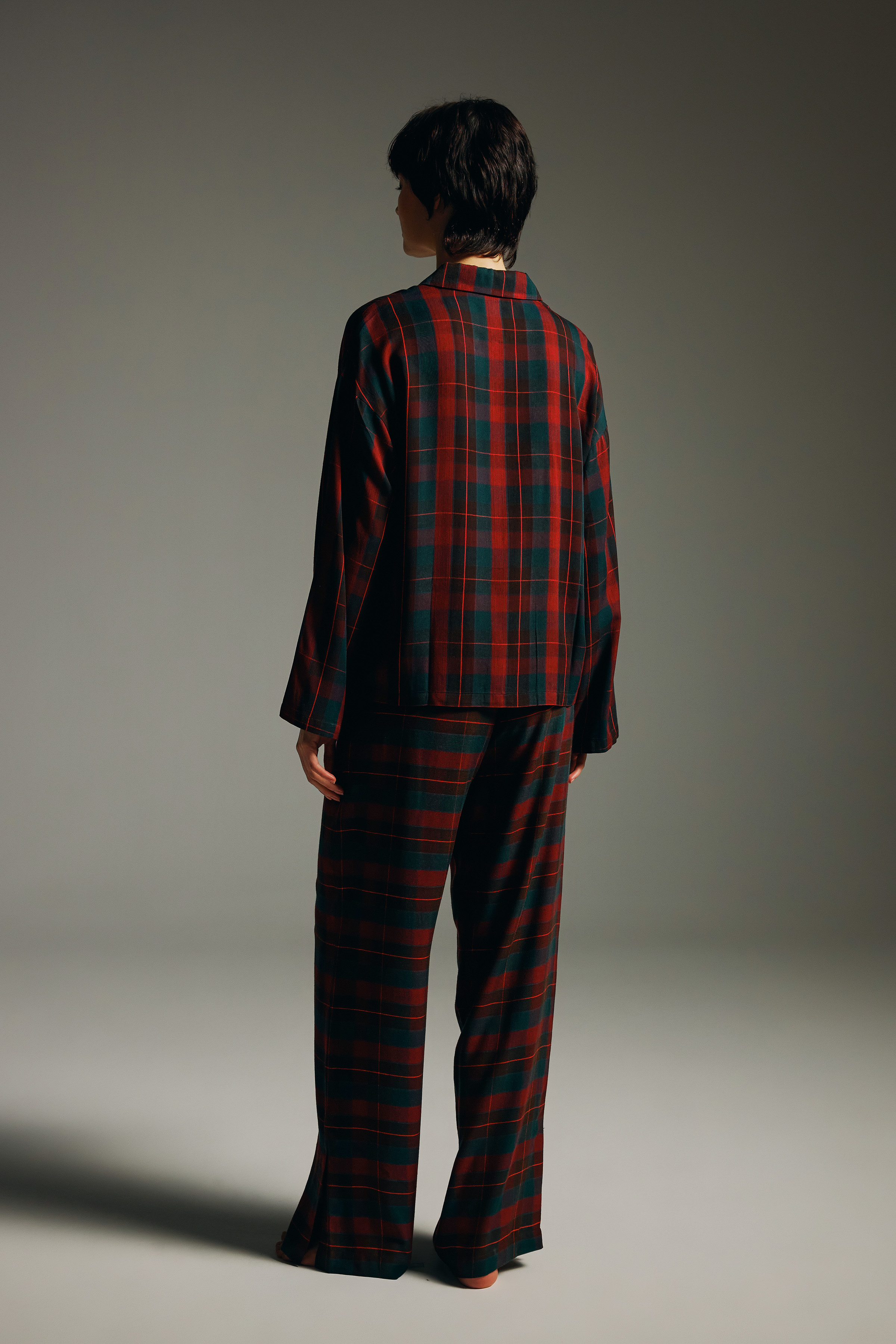 Kadın Dokuma Uzun Kollu Gömlek