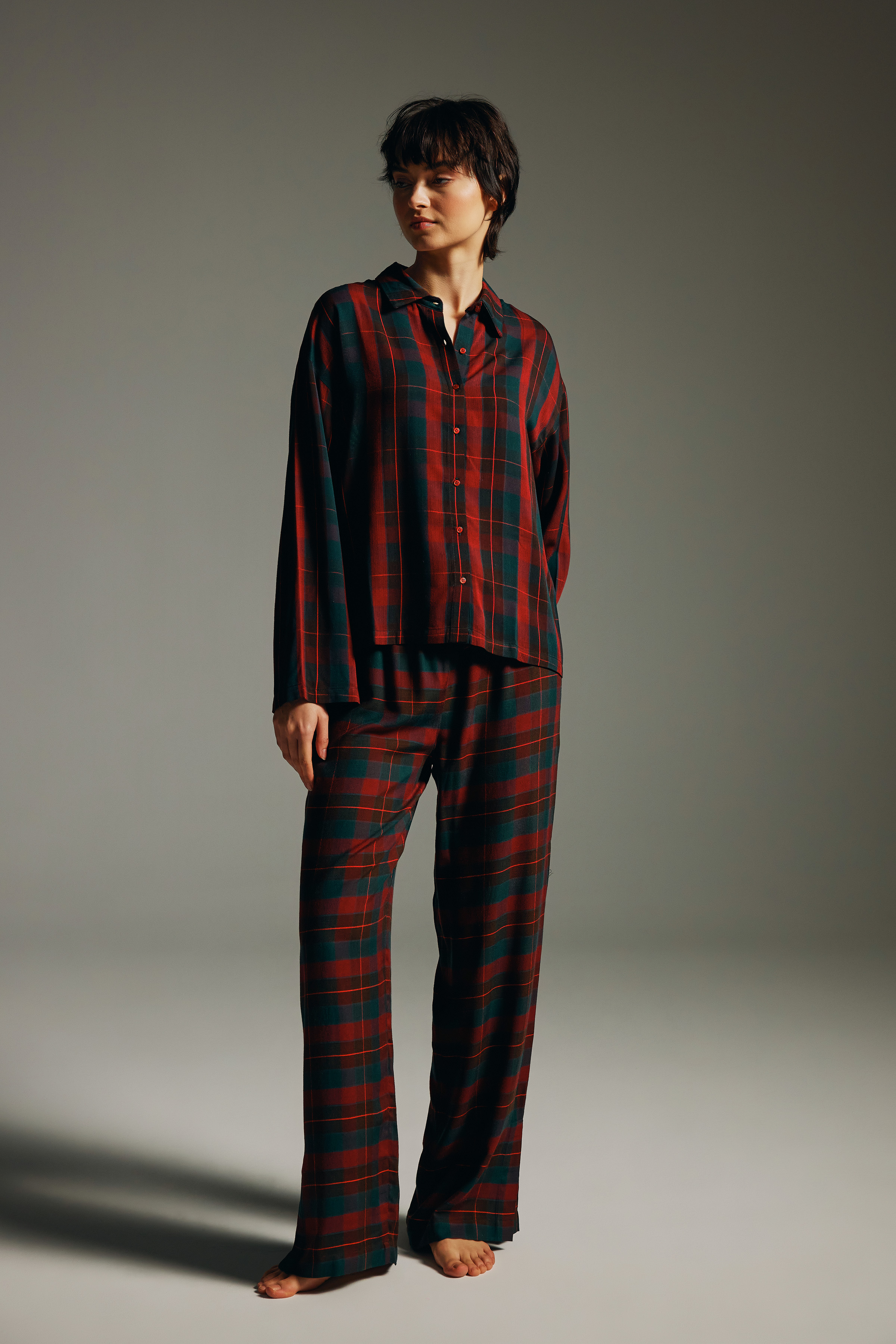 Kadın Dokuma Pantolon