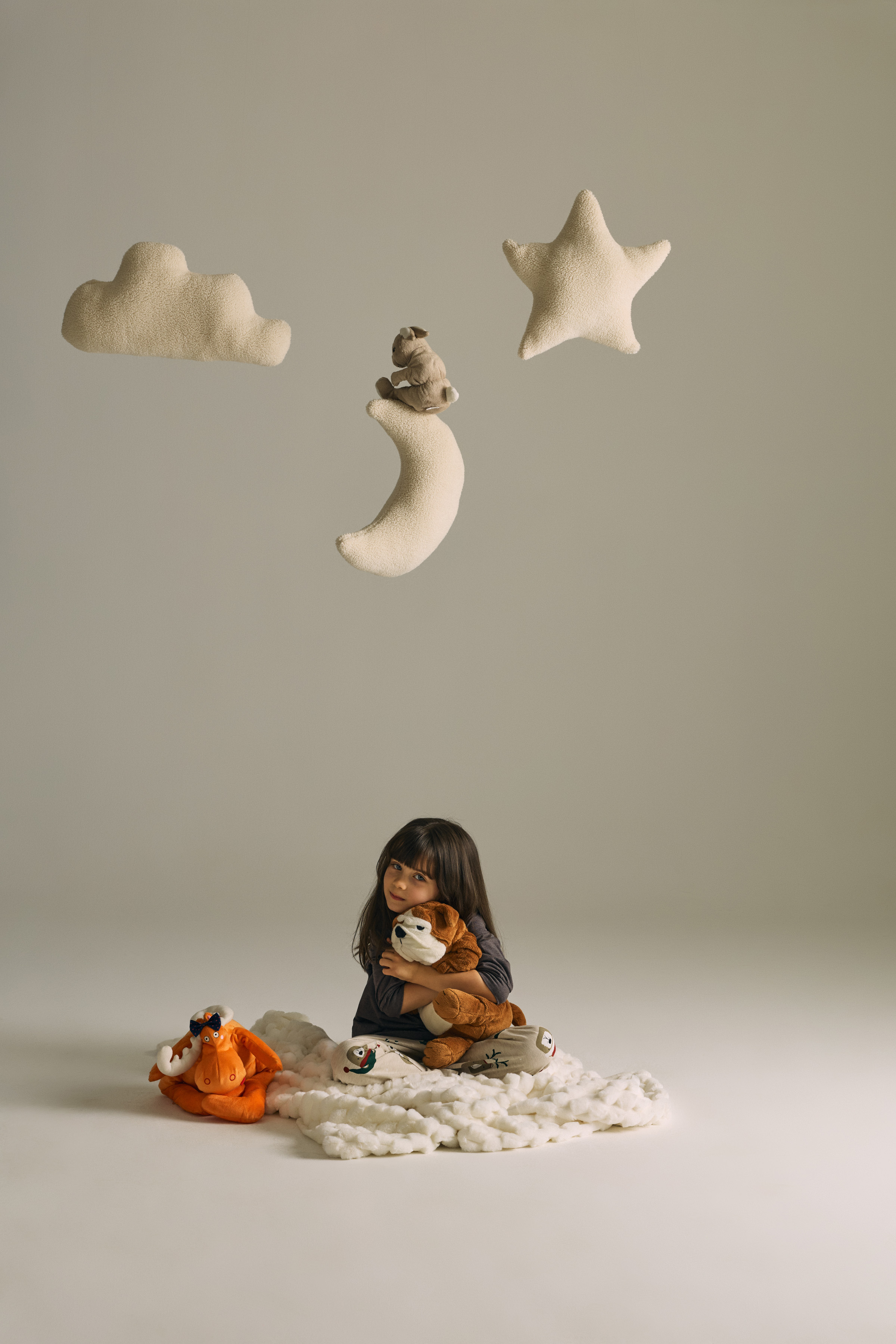 Çocuk Pamuklu Uzun Kollu Pijama Takımı