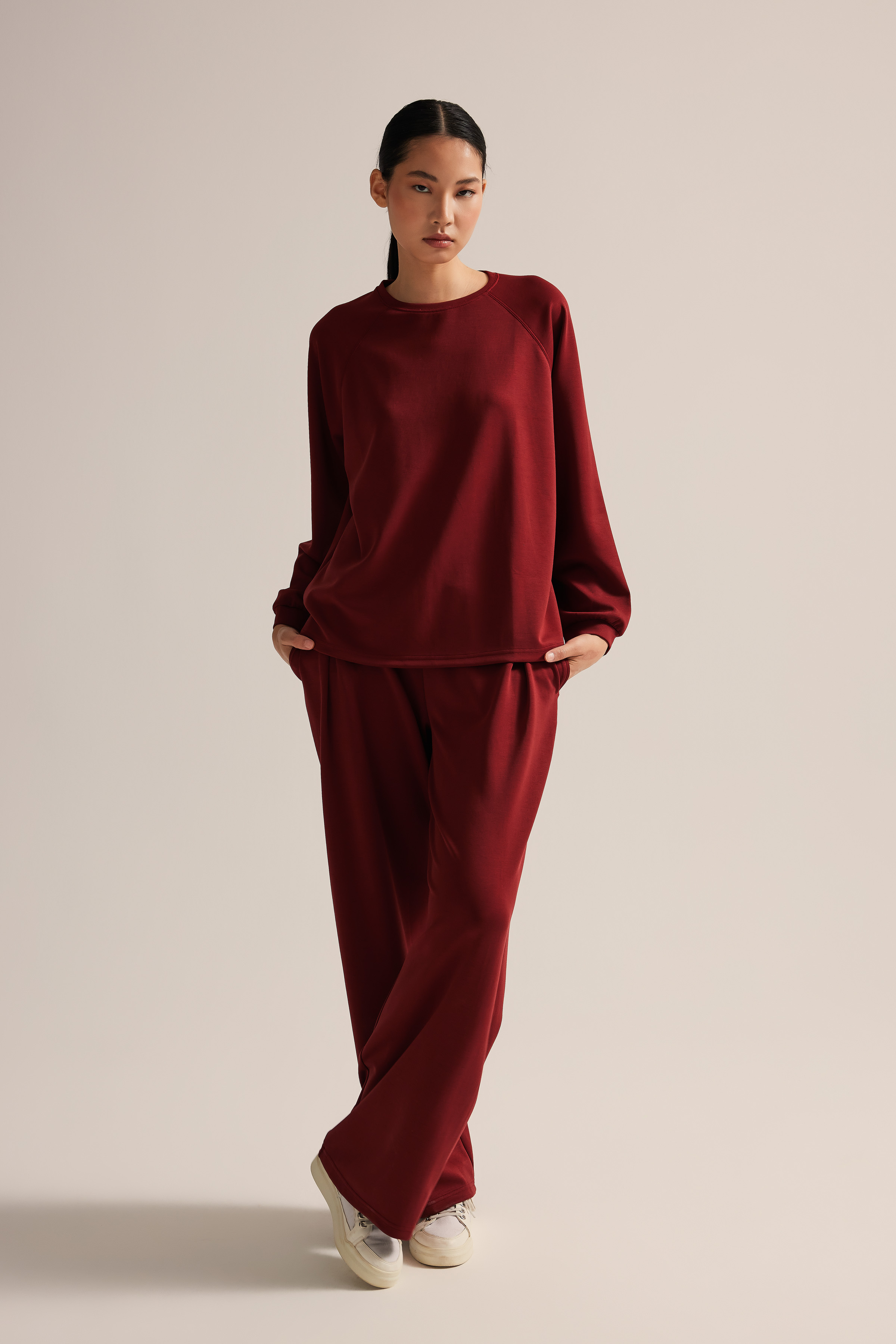 Kadın Soft Touch Cepli Uzun Pantolon