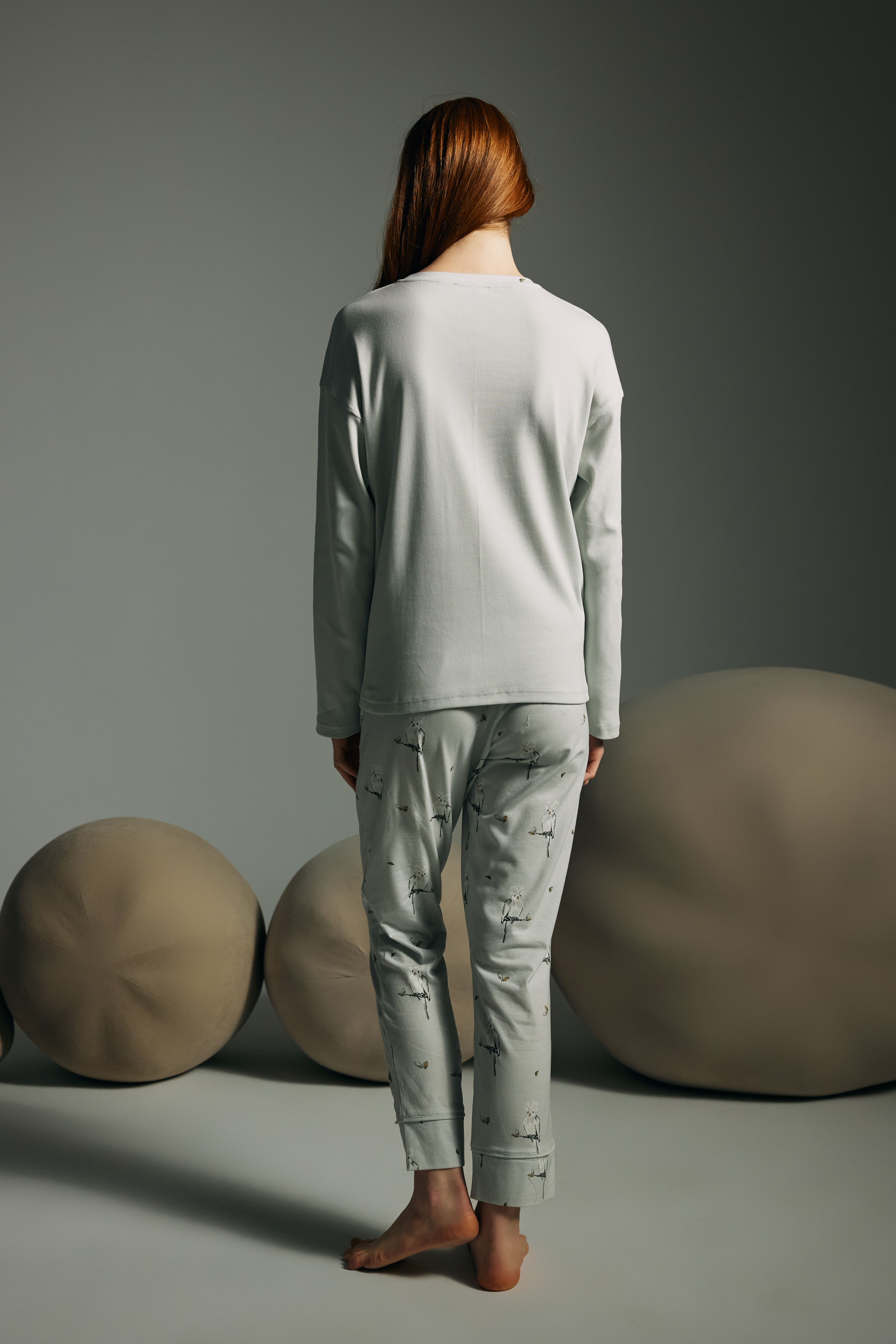 Kadın Pamuklu Uzun Pijama Altı