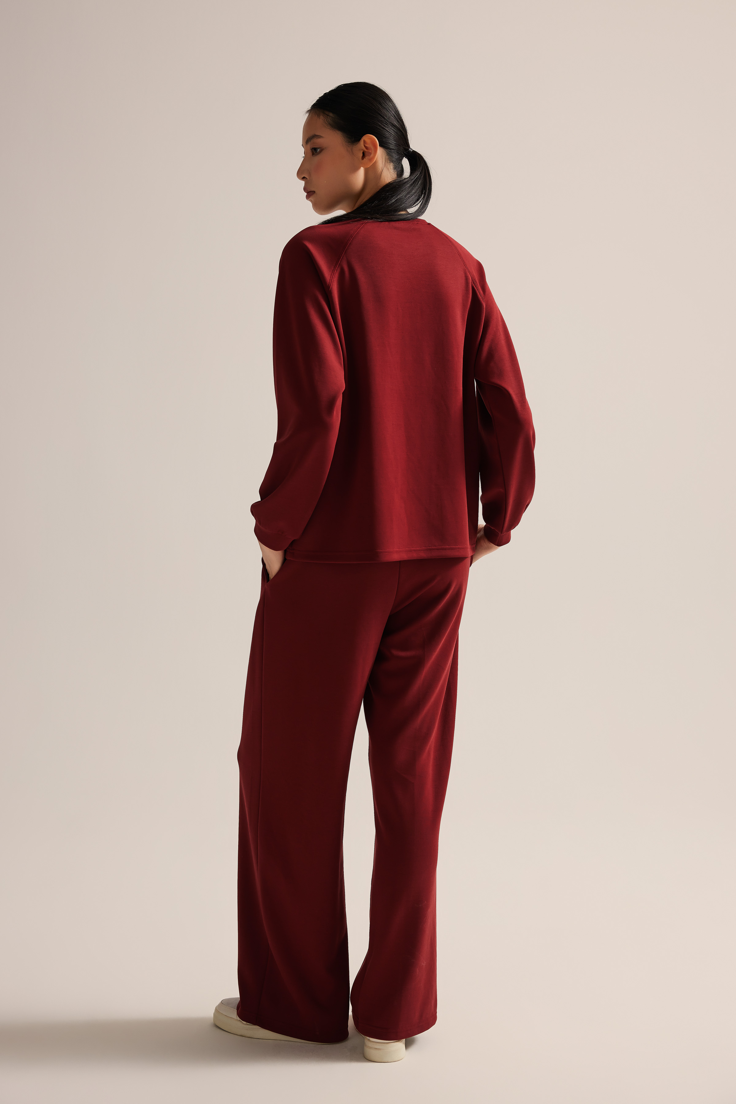 Kadın Soft Touch Uzun Kollu Sweatshirt